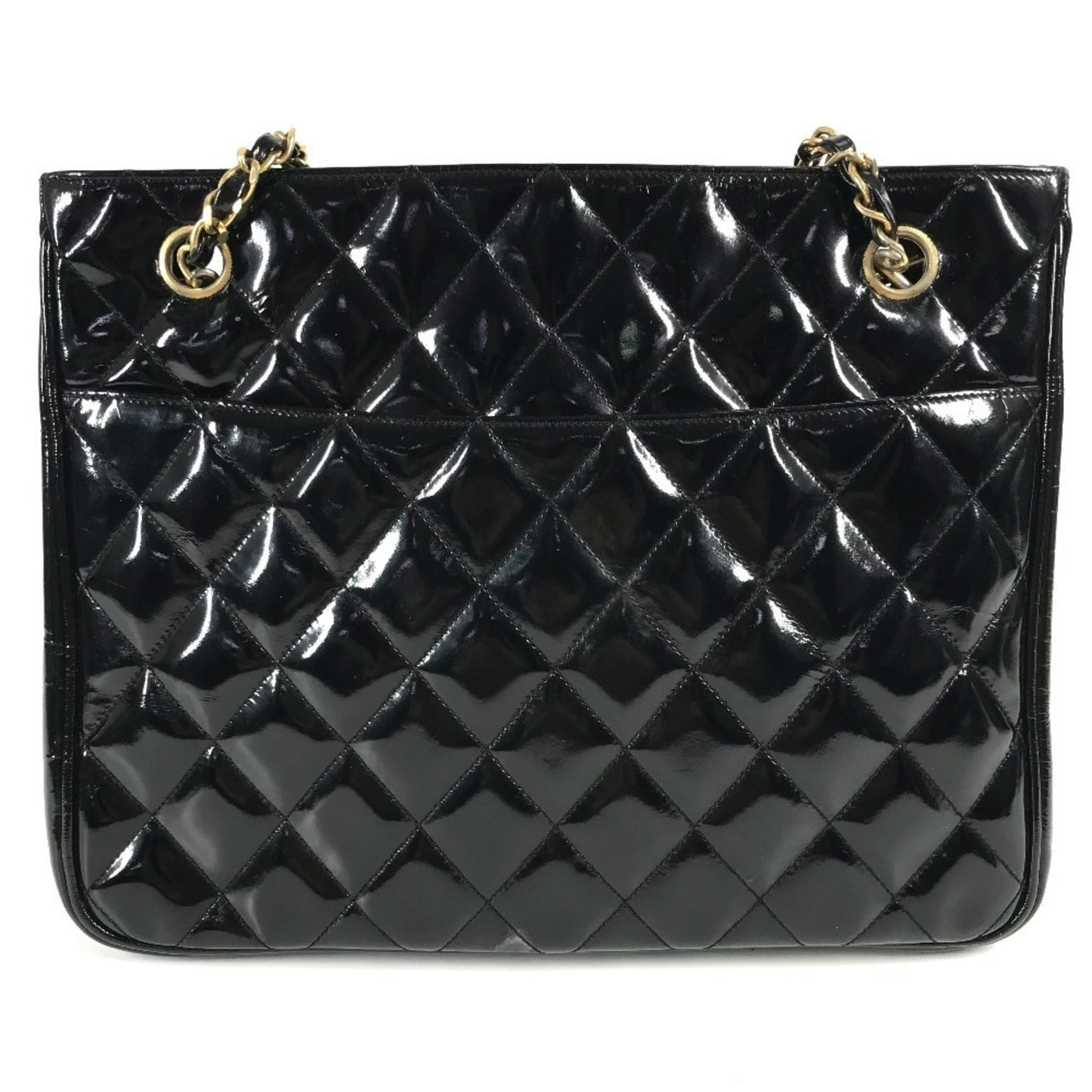 Chanel Black Quilting Shoulder Bag Tote Bag