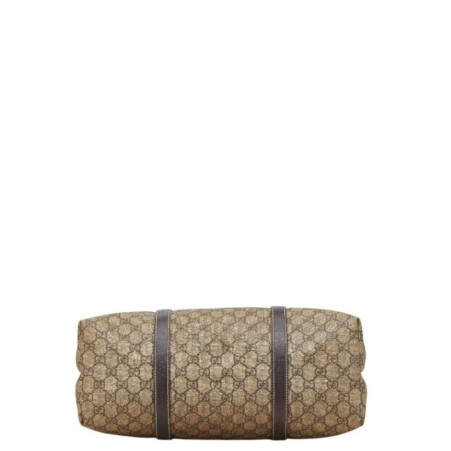 Gucci Beige Brown Pvc Leather Shoulder Bag Tote Bag