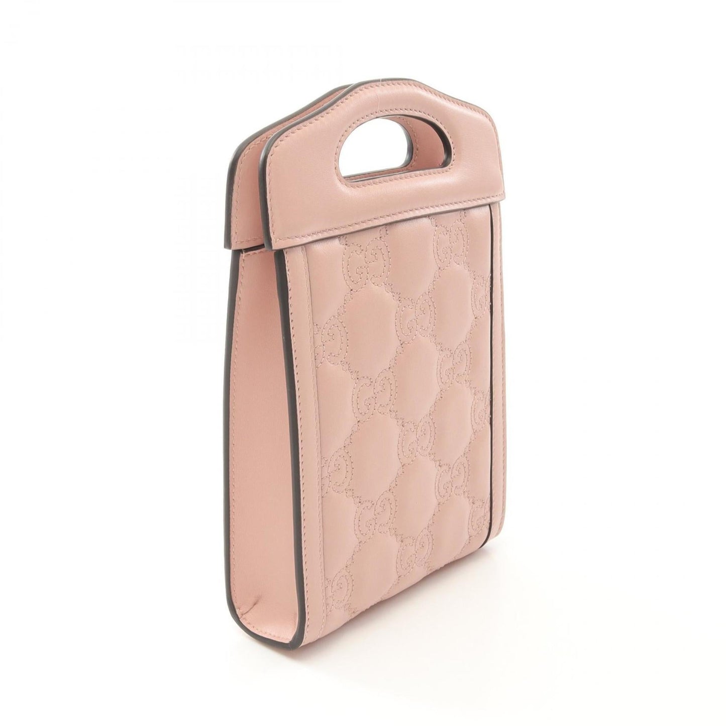 Gucci Pink Leather Handbag Shoulder Bag