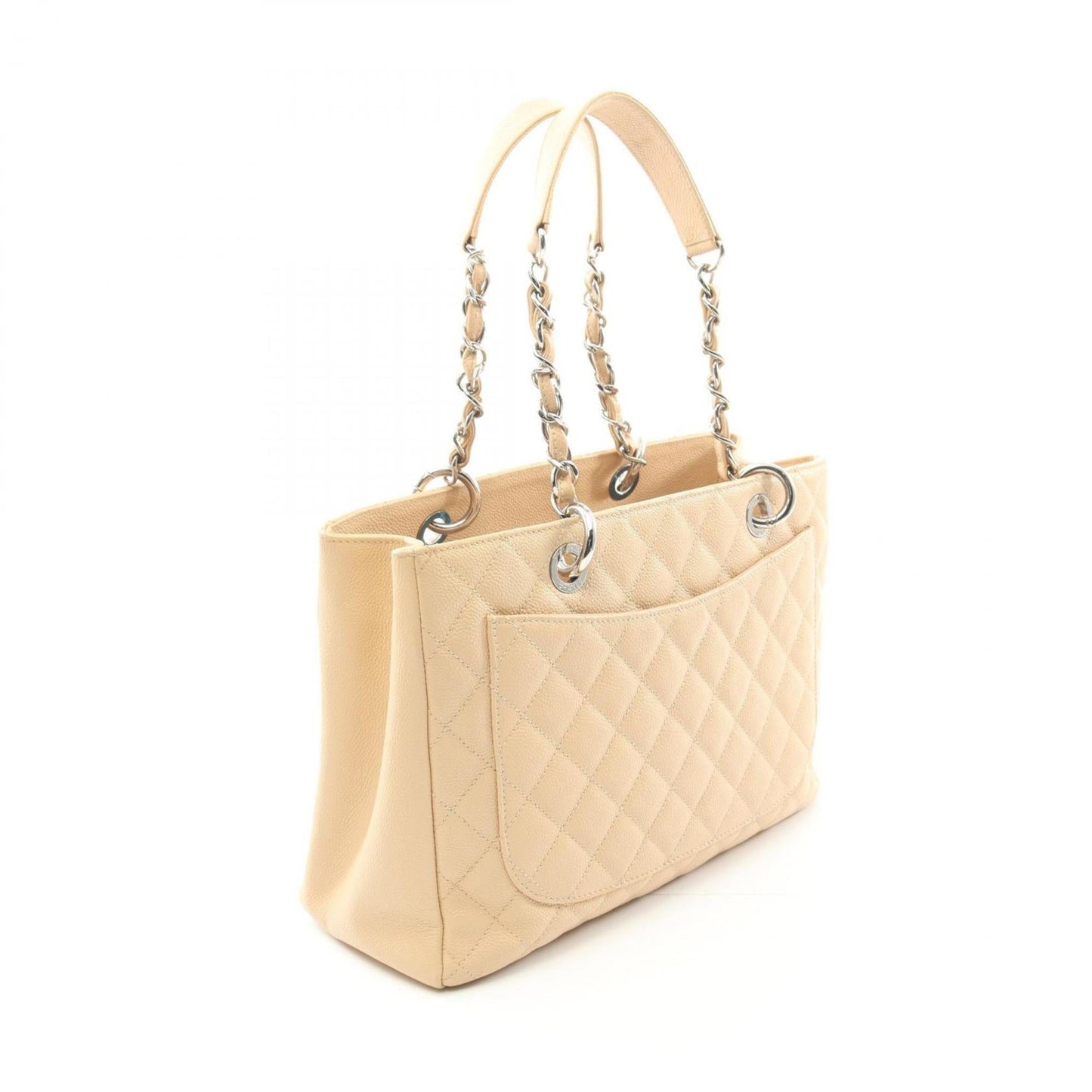 Chanel Beige Leather Tote Bag