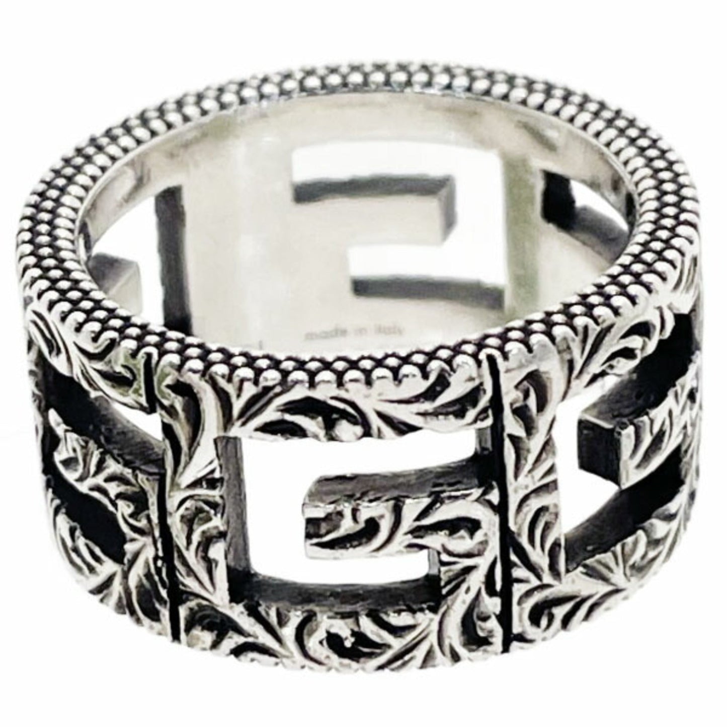 Gucci Silver Band Ring