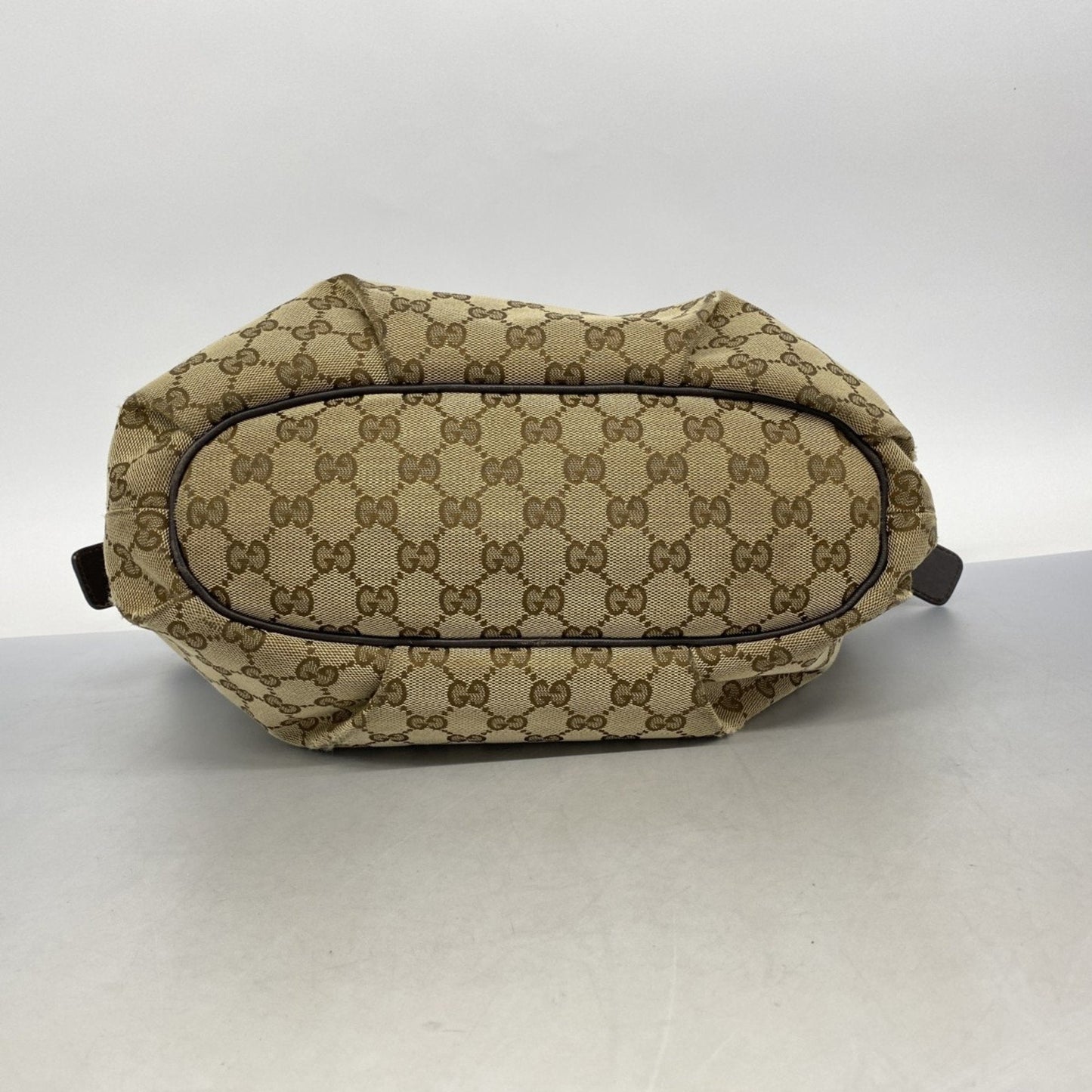 Gucci Brown Canvas Shoulder Bag