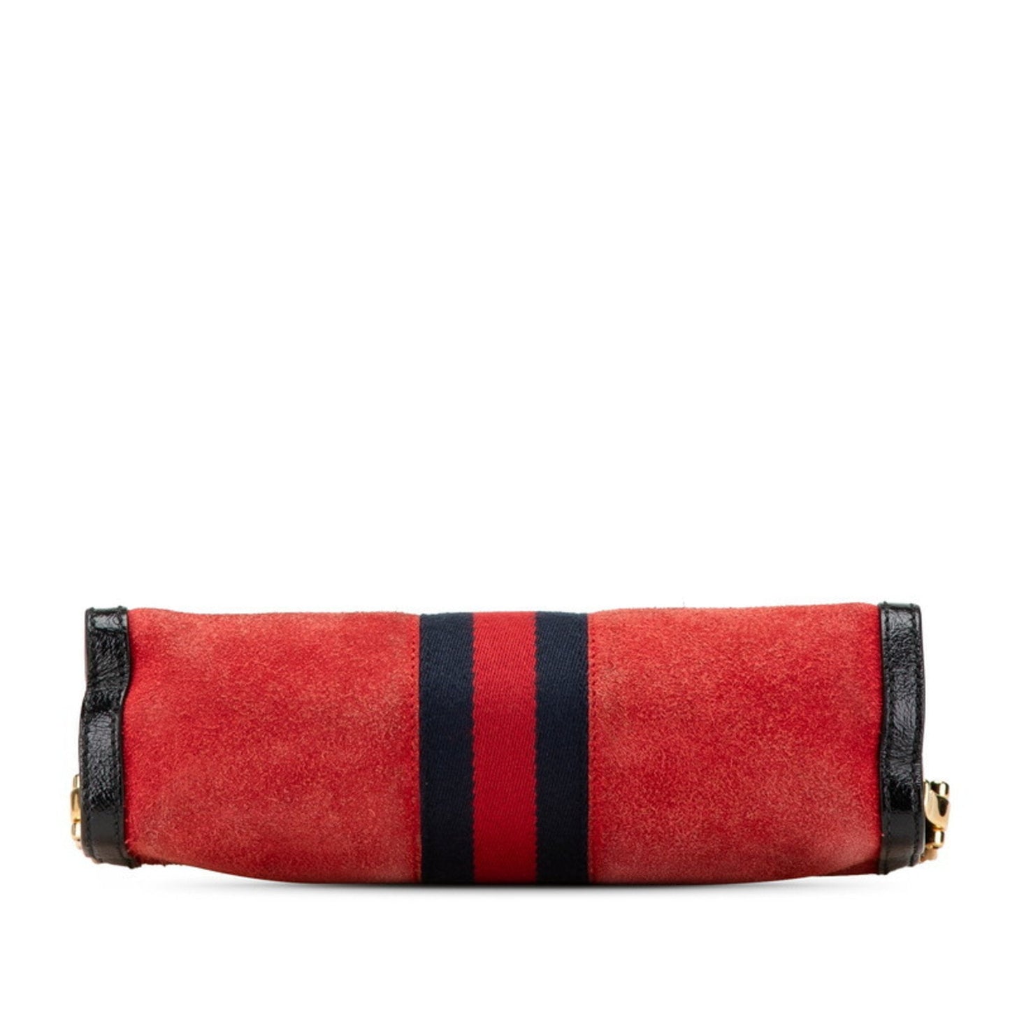 Gucci Black Red Color Leather Shoulder Bag