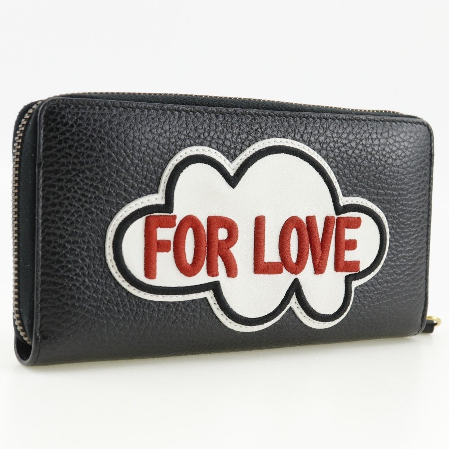 Gucci Black Leather Long Wallet (Bi-Fold)