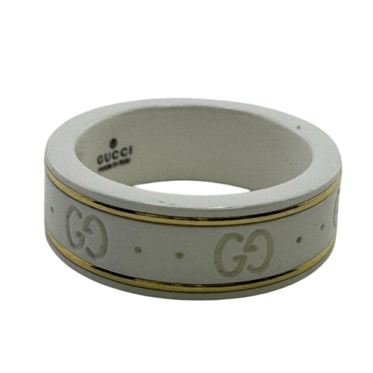 Gucci Icon White Gold (18K) Band Ring