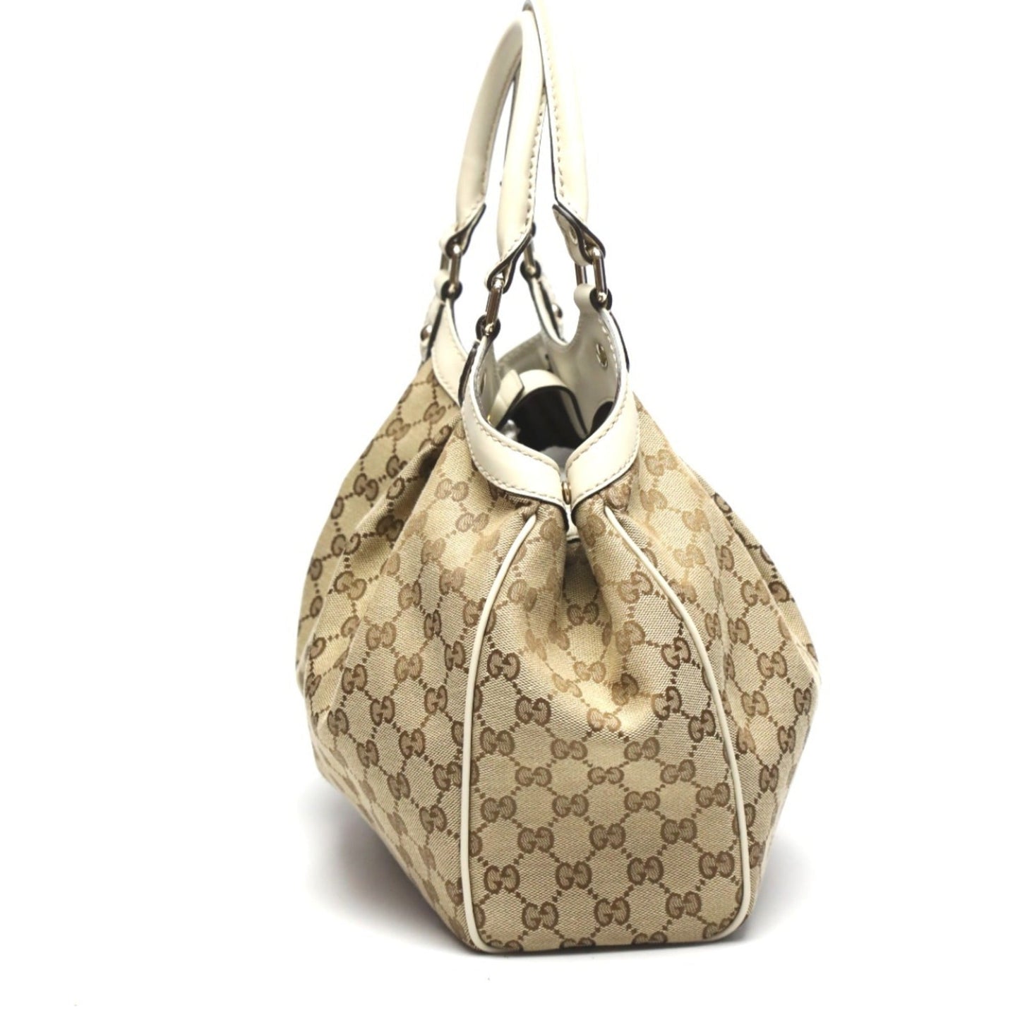 Gucci Brown Gg Canvas Handbag