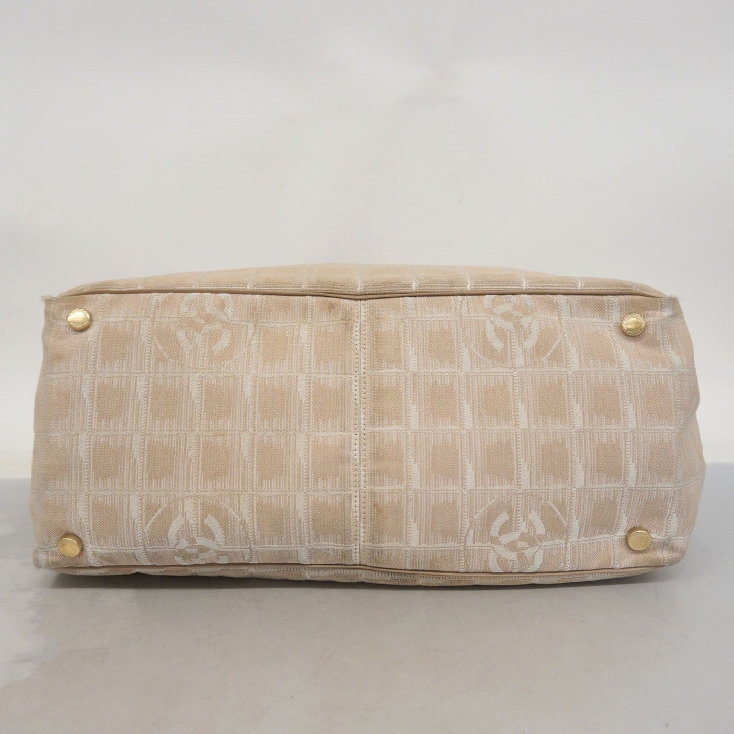 Chanel Beige Nylon Tote Bag