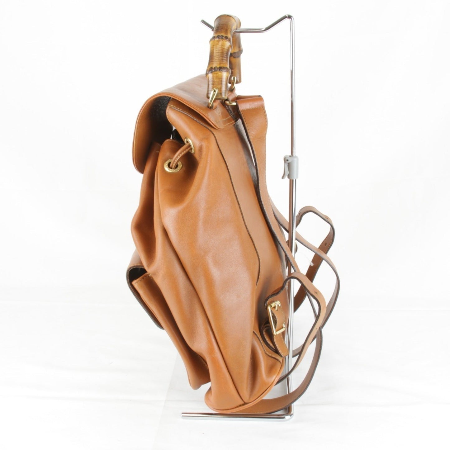 Gucci Brown Leather Backpack