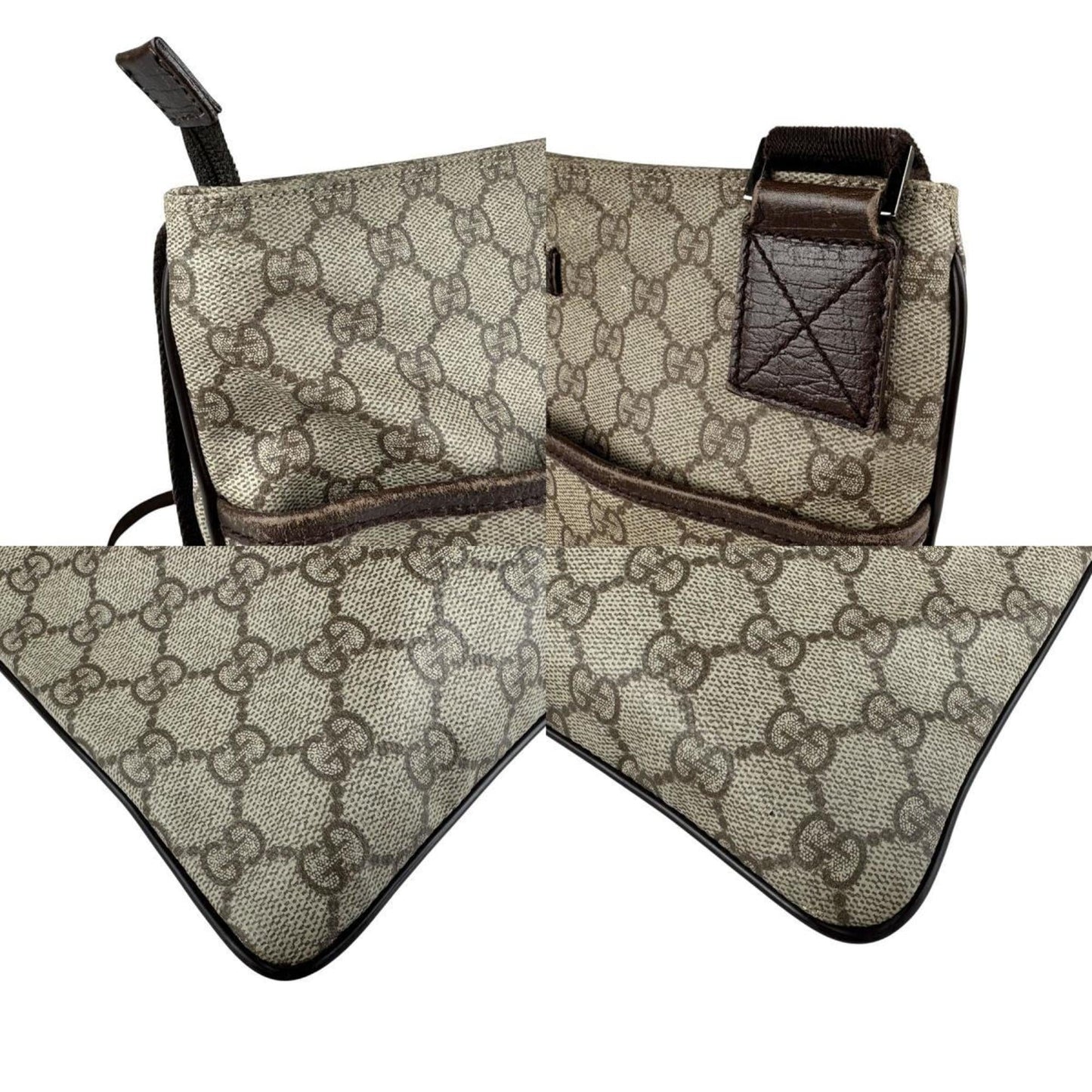 Gucci Brown Gg Supreme Shoulder Bag