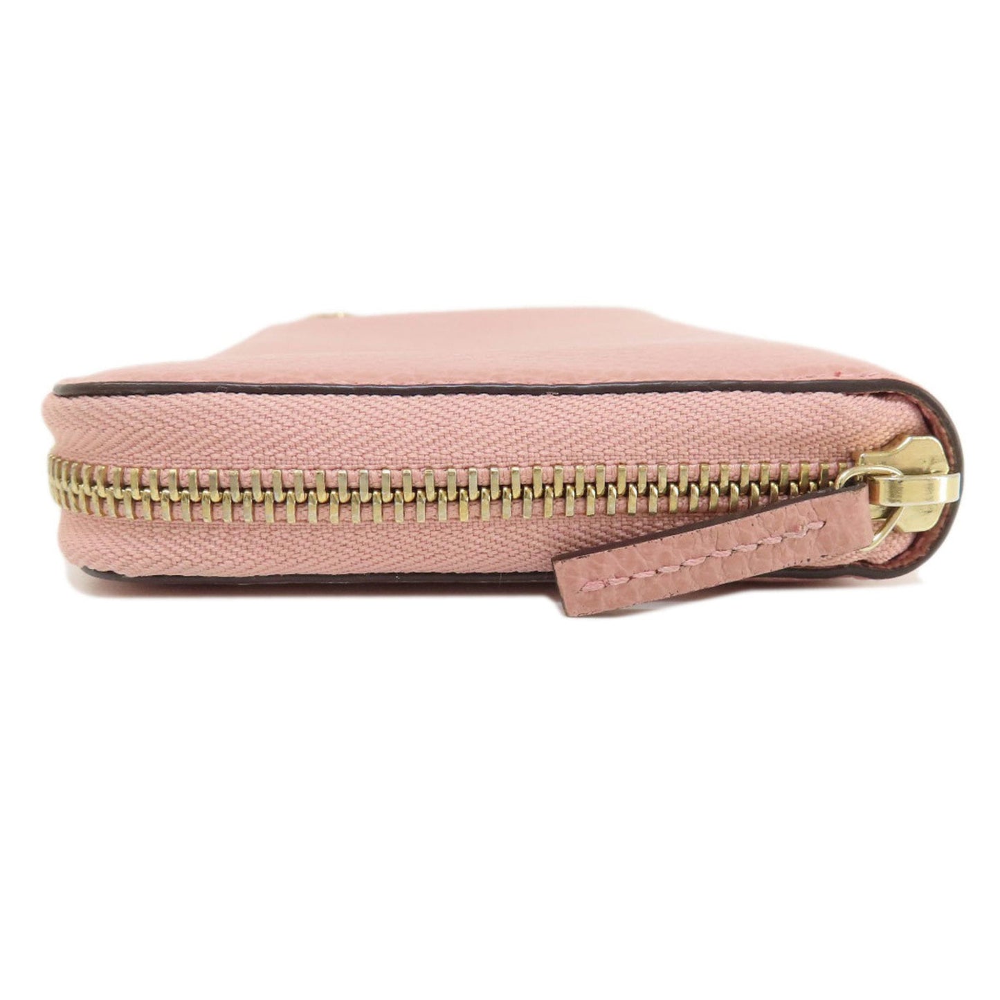 Gucci Pink Leather Long Wallet (Bi-Fold)