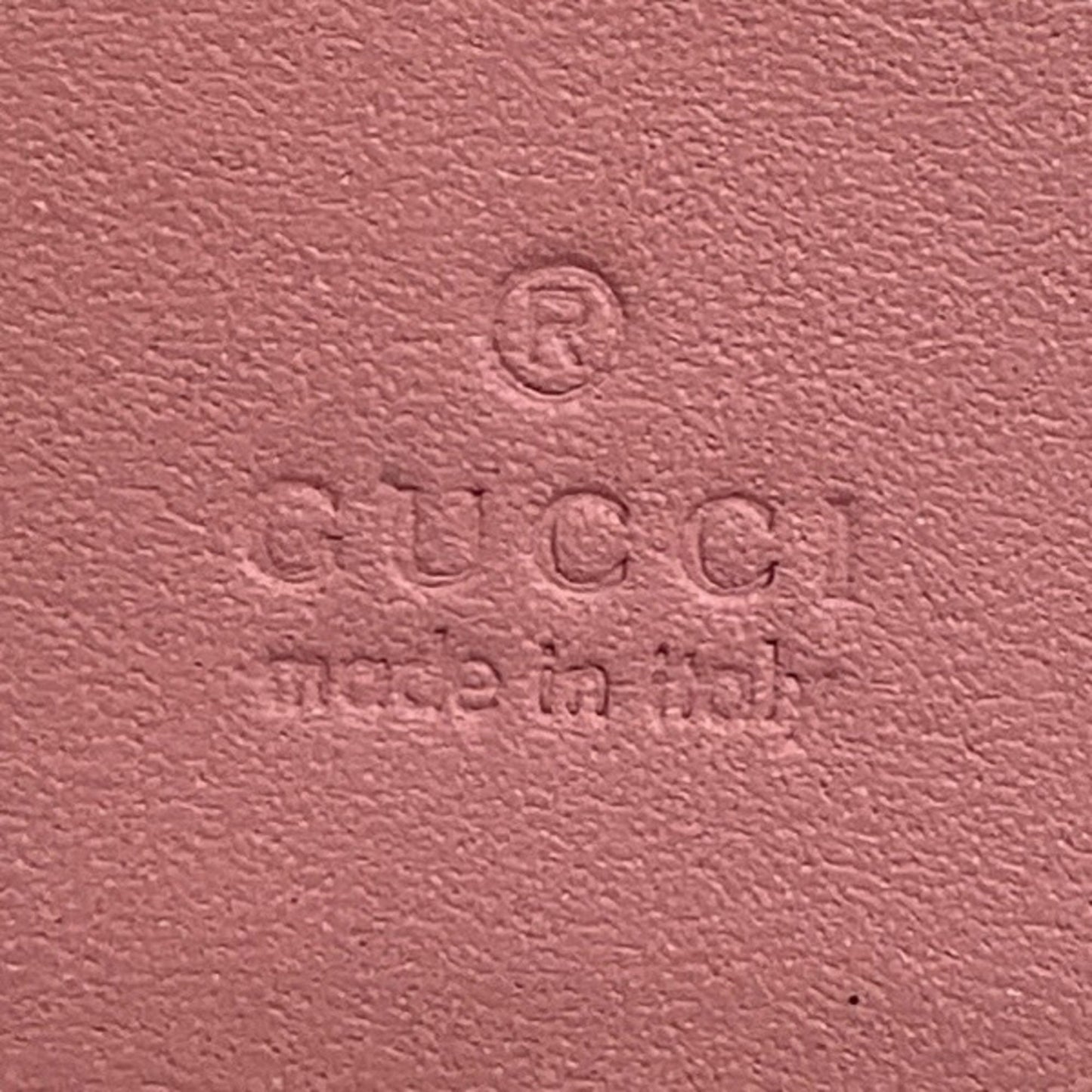 Gucci Beige Pink Gg Supreme Canvas Wallet (Bi-Fold)