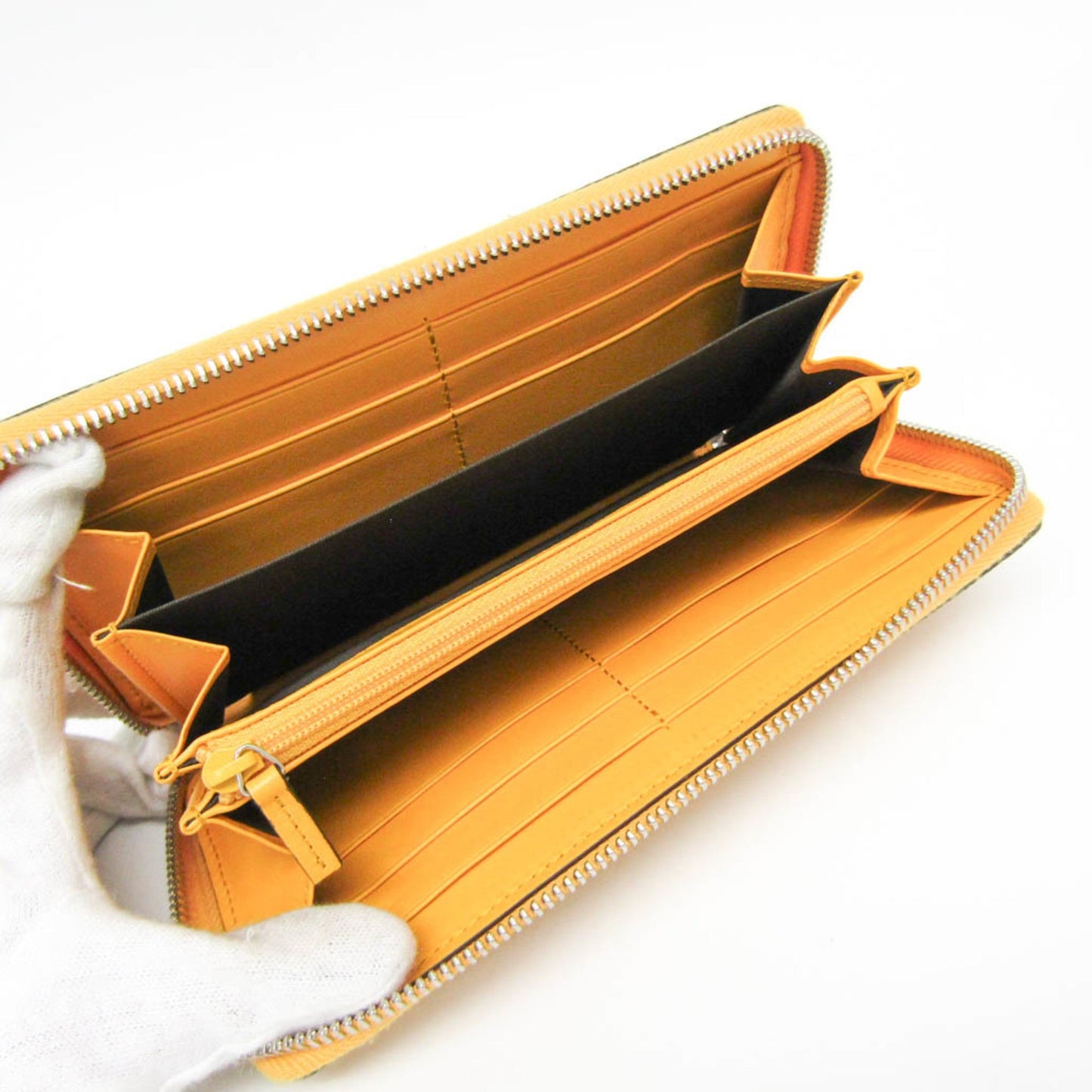 Gucci Yellow Leather Long Wallet (Bi-Fold)