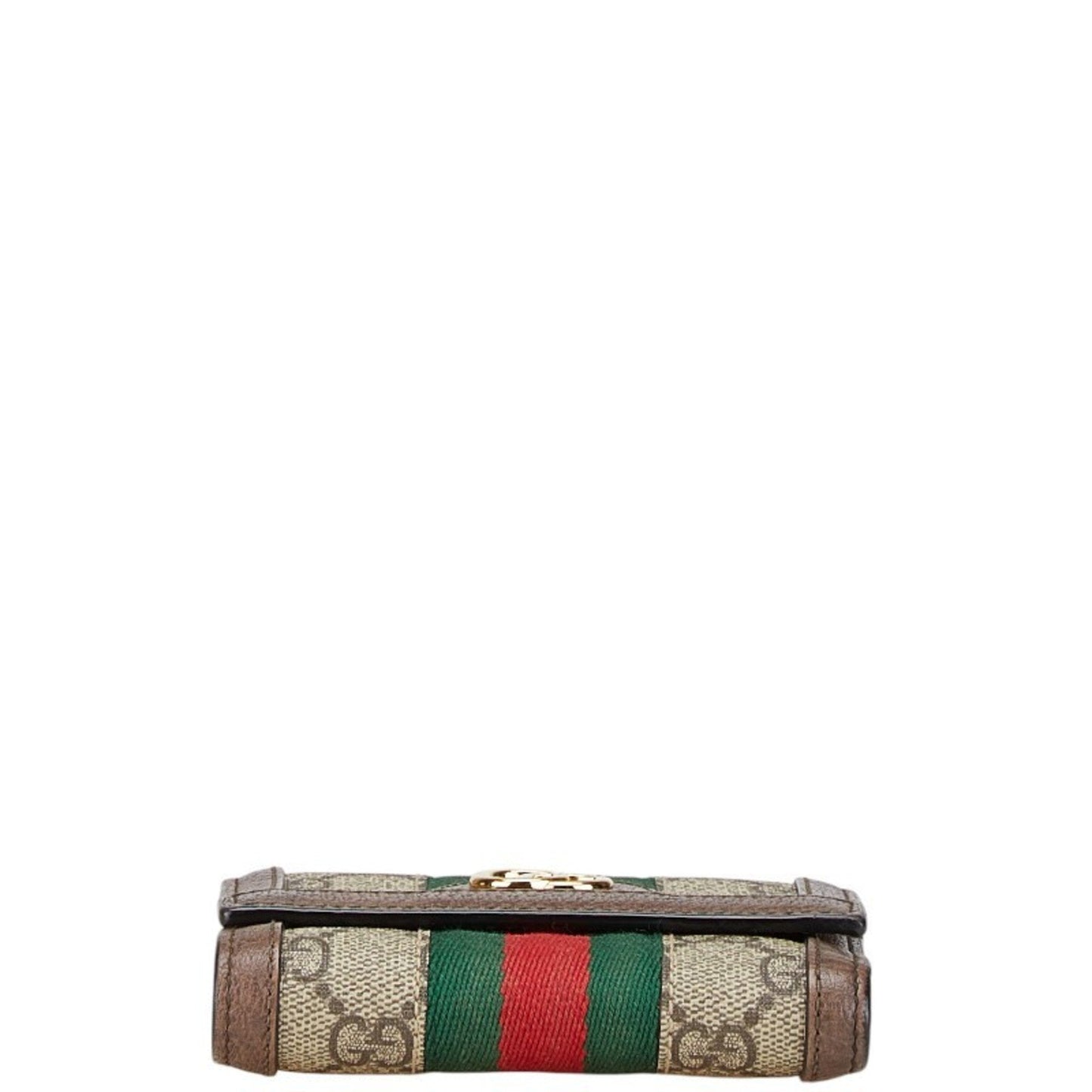 Gucci Brown Pvc Leather Wallet (Tri-Fold)