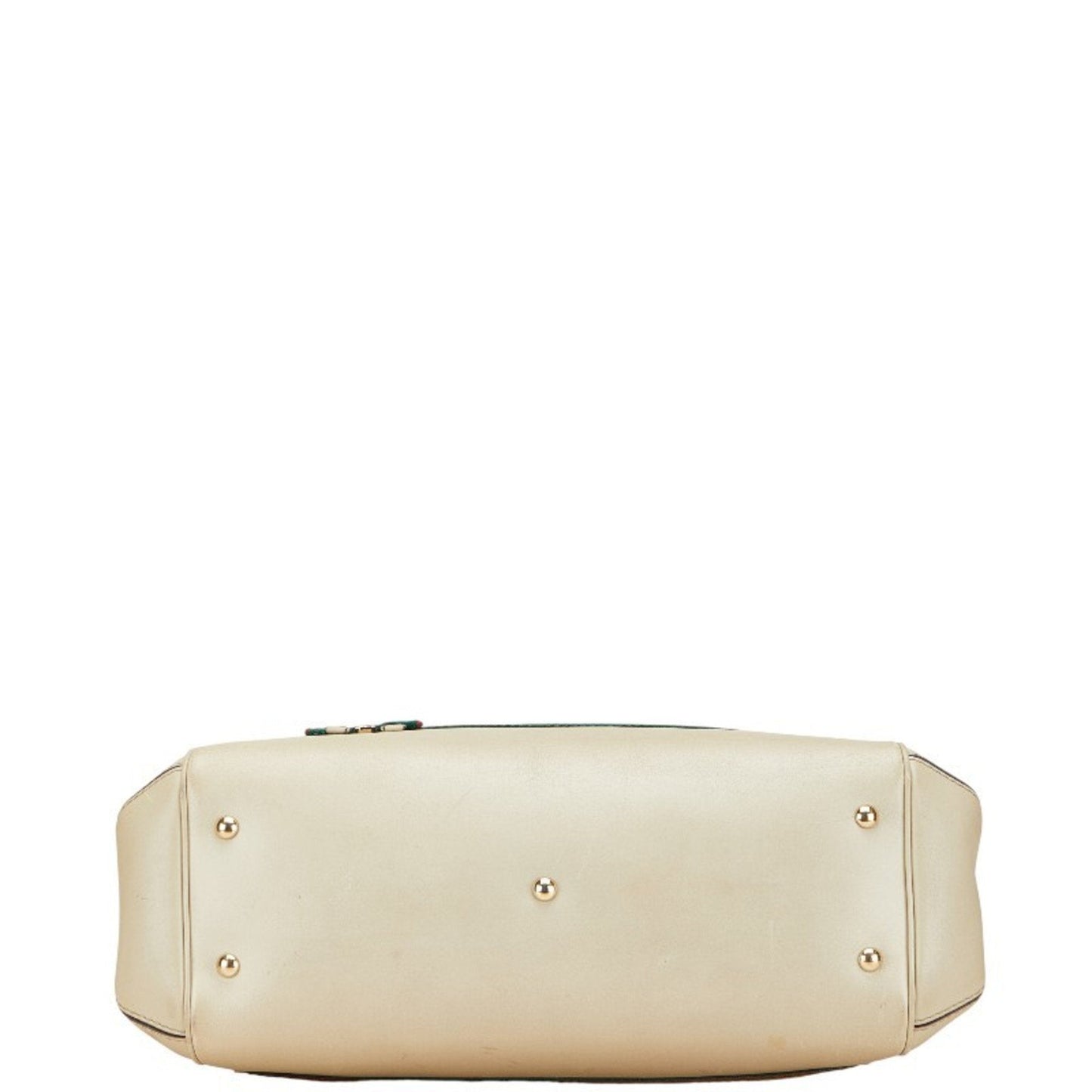 Gucci Gg Canvas Beige Gg Canvas Leather Shoulder Bag Tote Bag