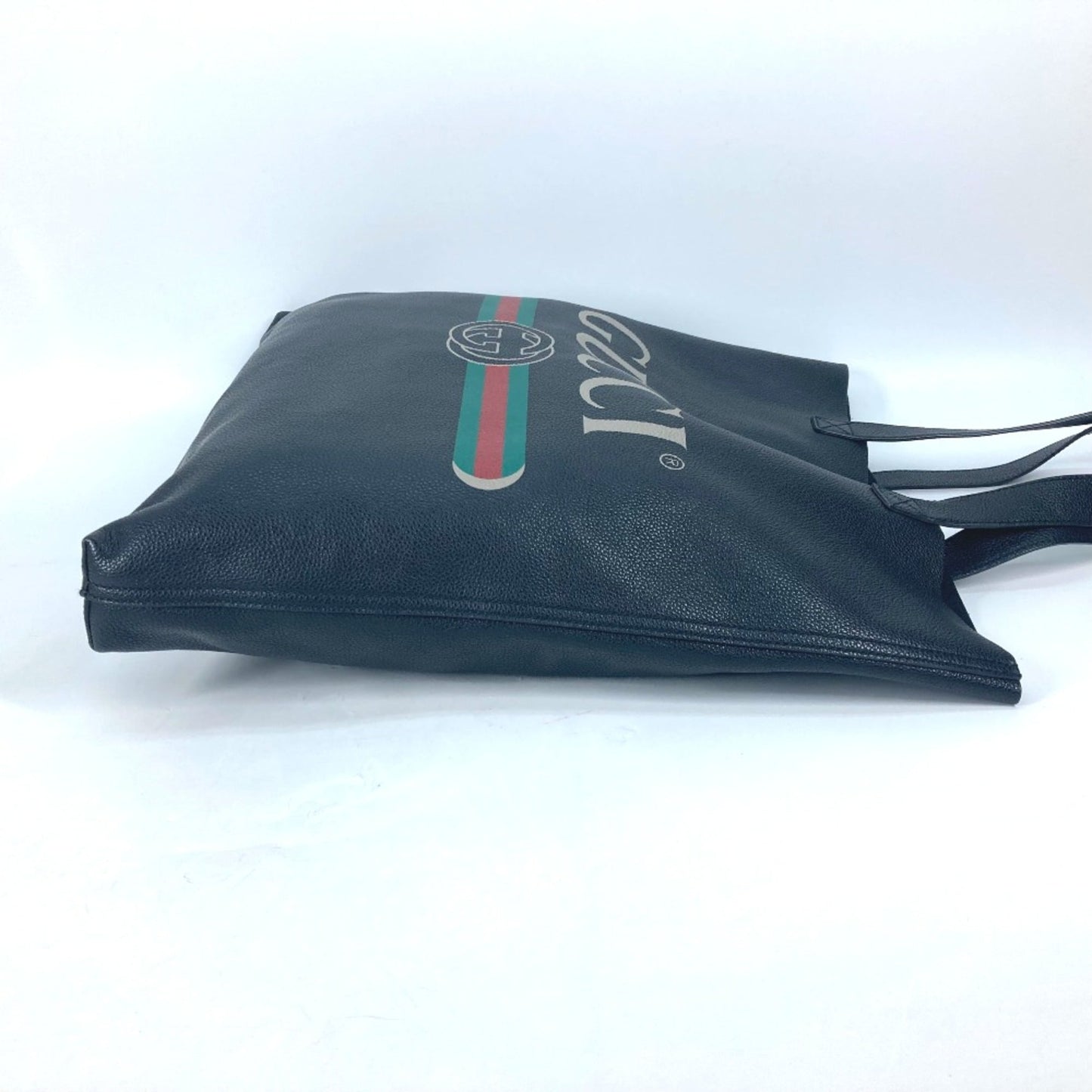 Gucci Black Leather Tote Bag