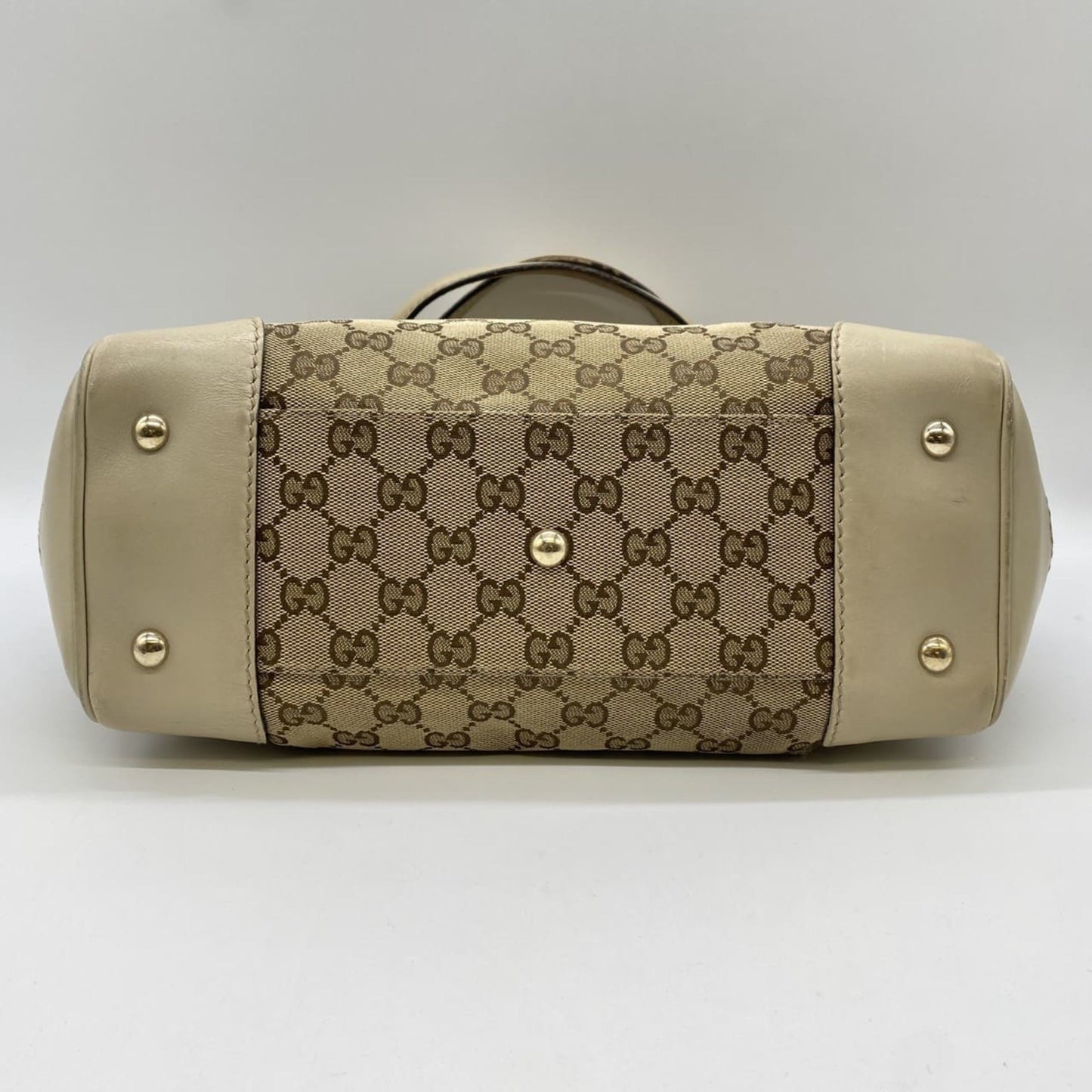 Gucci Gg Canvas Beige Gg Canvas Handbag Tote Bag