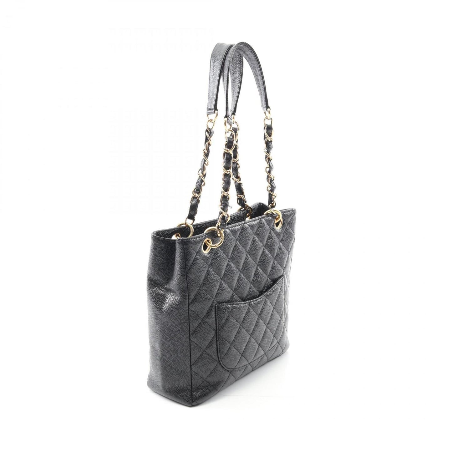 Chanel Black Leather Tote Bag