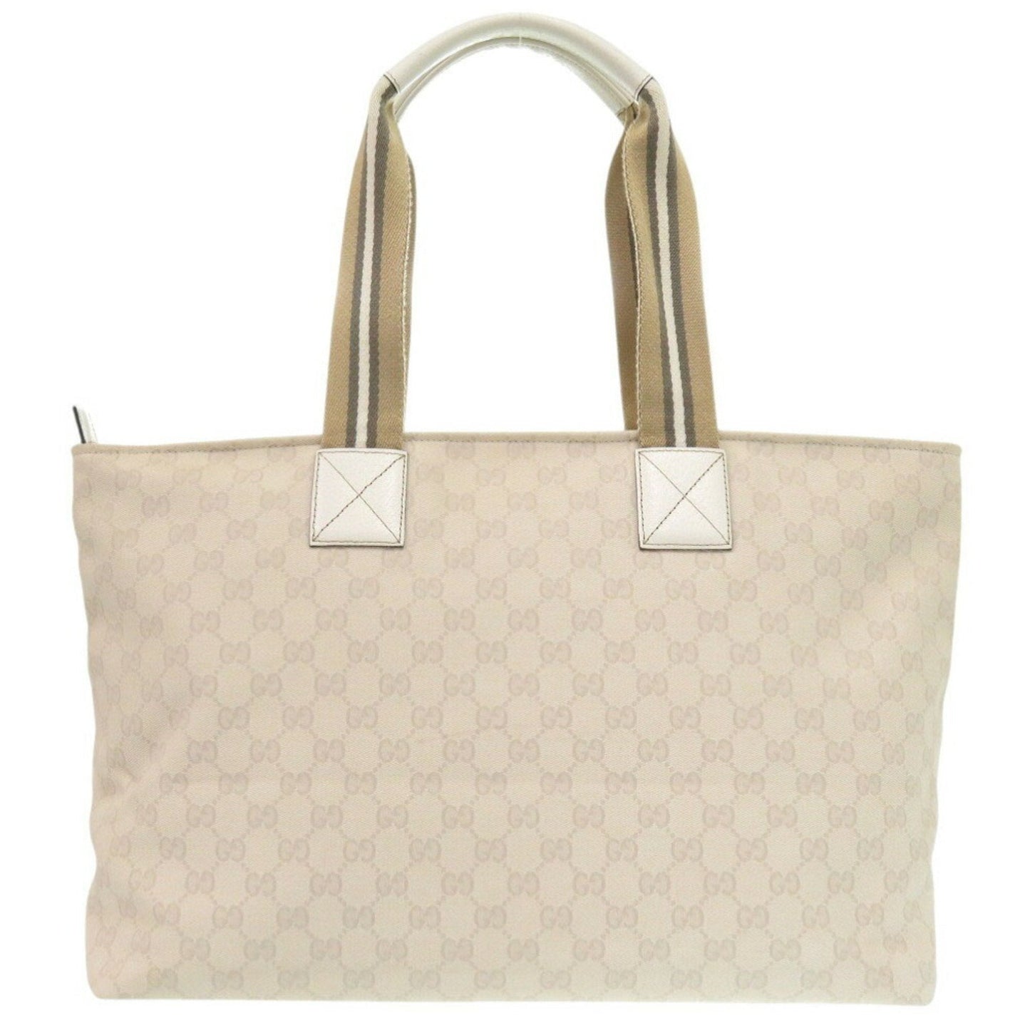 Gucci Ivory Gg Canvas Tote Bag