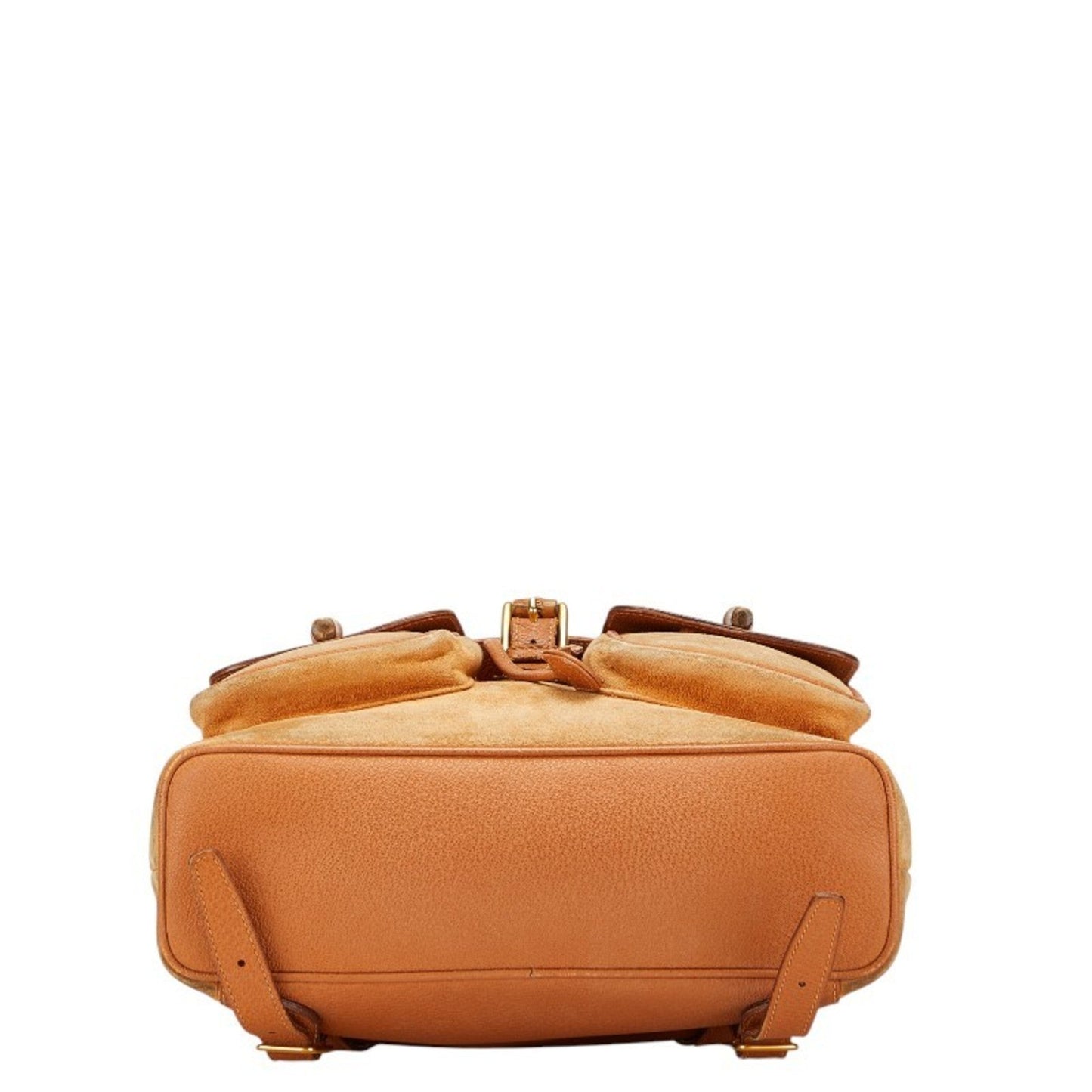 Gucci Brown Leather Suede Backpack