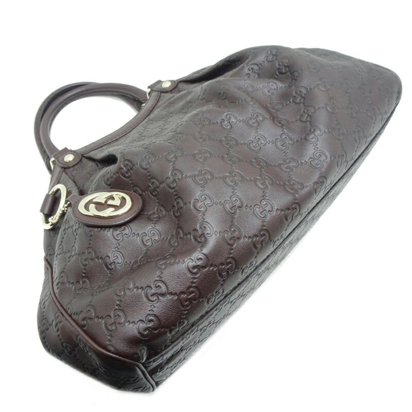 Gucci Dark Brown Leather Handbag