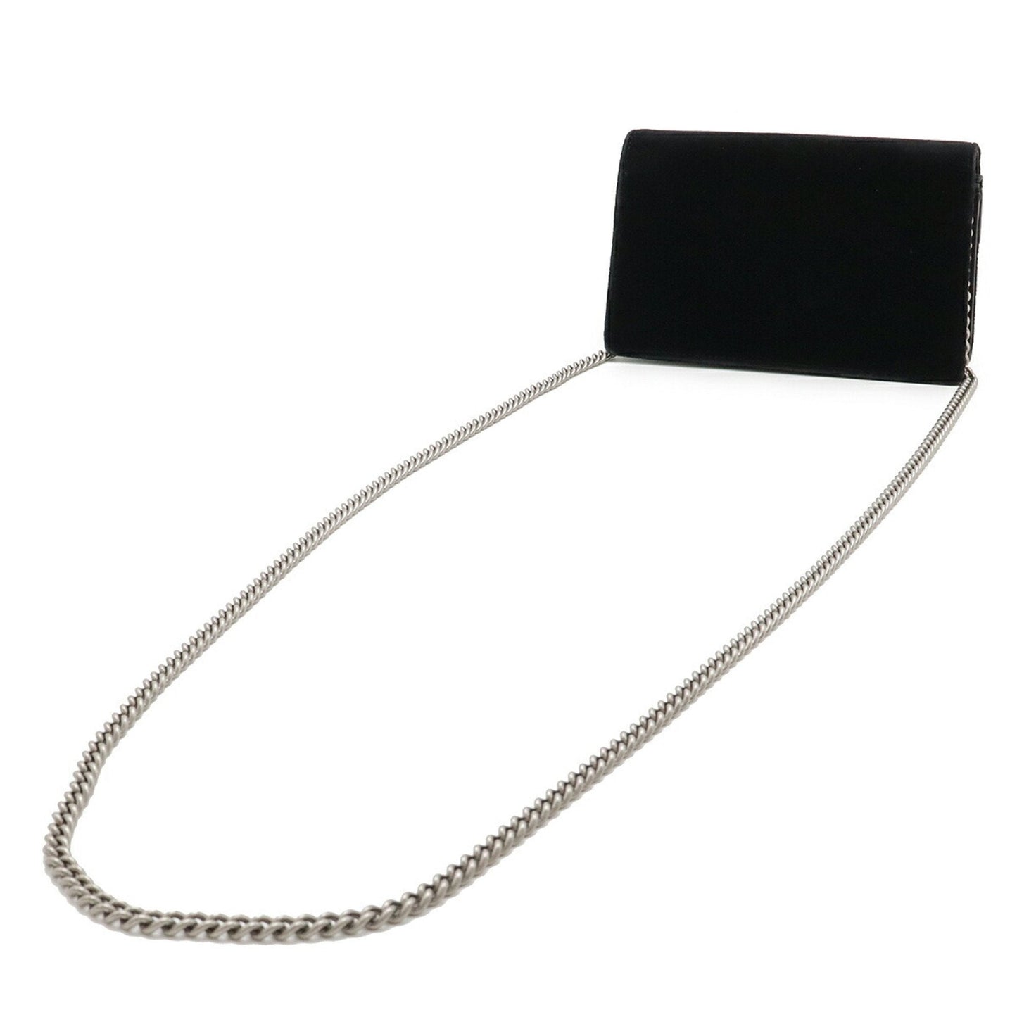 Gucci Black Suede Leather Clutch Bag Shoulder Bag