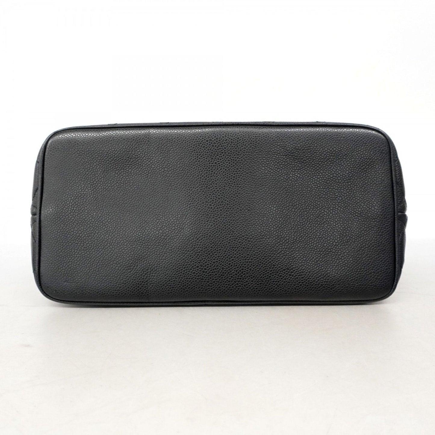 Chanel Black Grained Calfskin Tote Bag