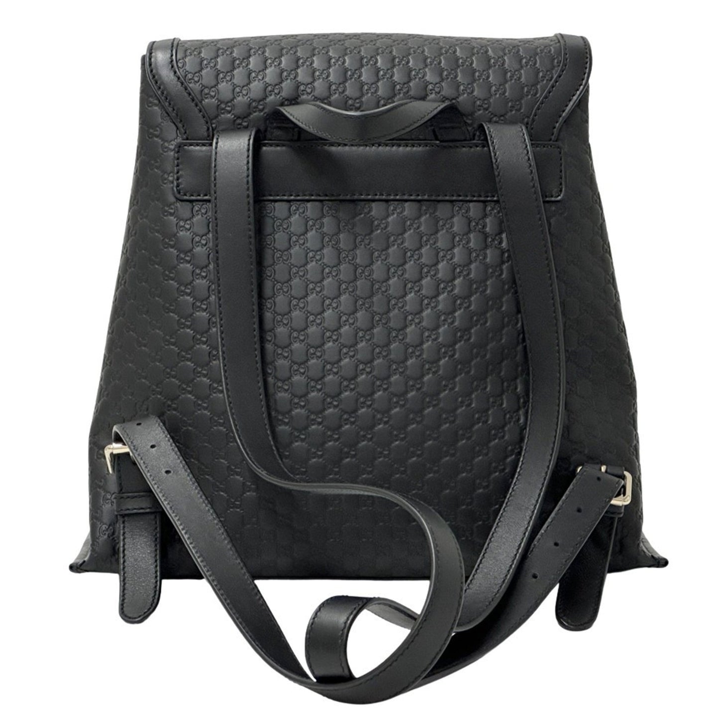 Gucci Black Leather Backpack