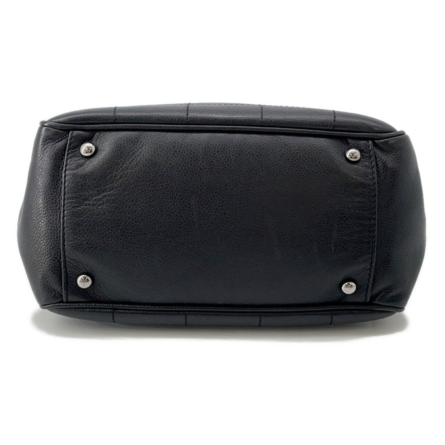 Chanel Chocolate Bar Black Grained Calfskin Tote Bag