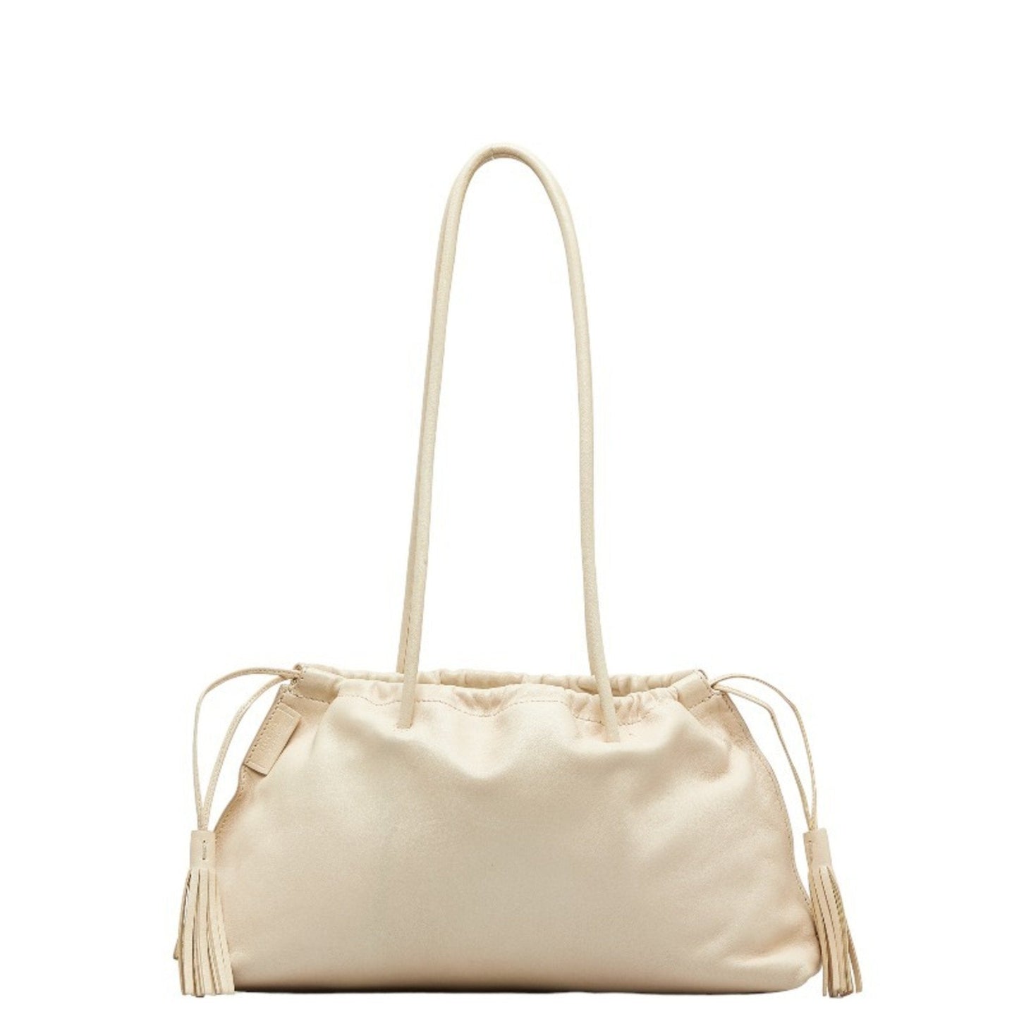 Gucci Ivory White Leather Handbag Tote Bag