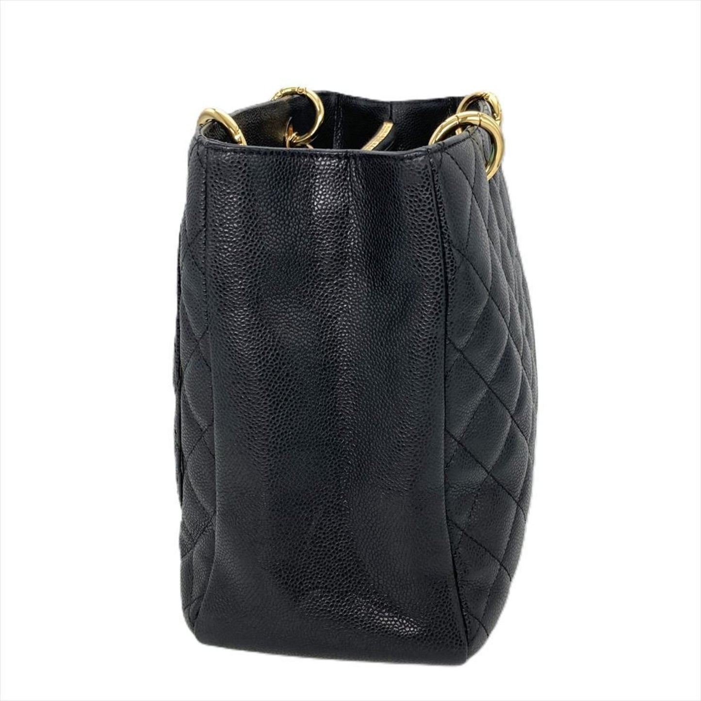 Chanel Black Grained Calfskin Tote Bag