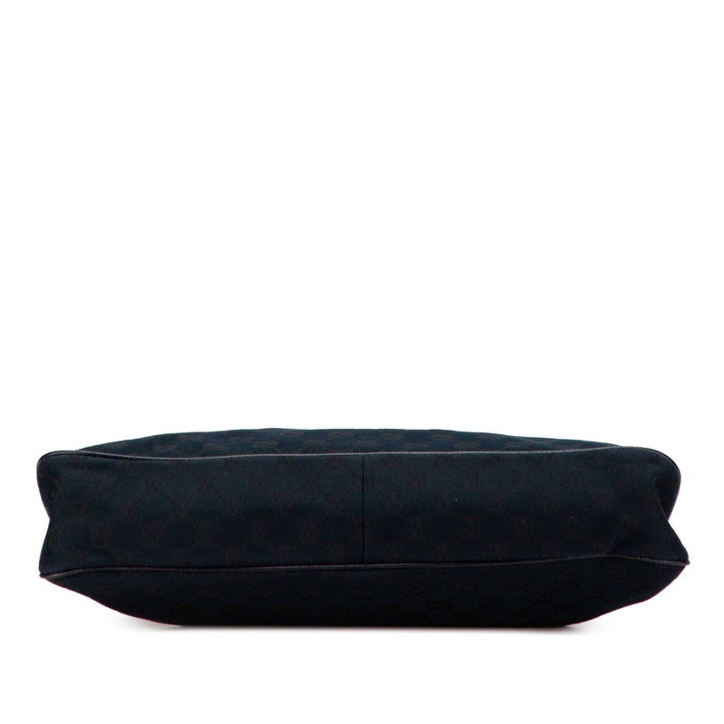 Gucci Gg Canvas Black Canvas Leather Shoulder Bag Tote Bag