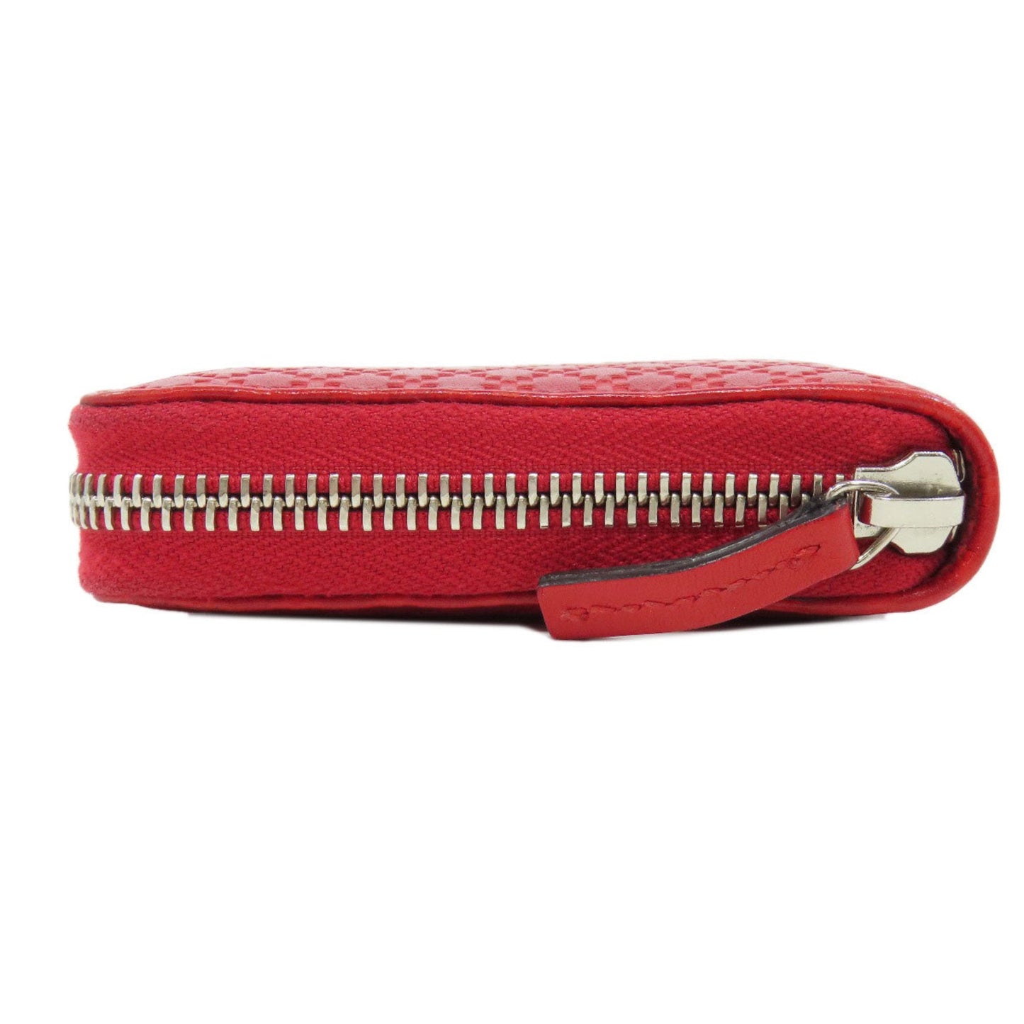 Gucci Diamante Red Color Leather Long Wallet (Bi-Fold)