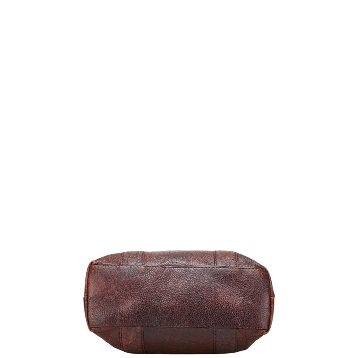 Gucci Guccissima Brown Leather Canvas Shoulder Bag Tote Bag