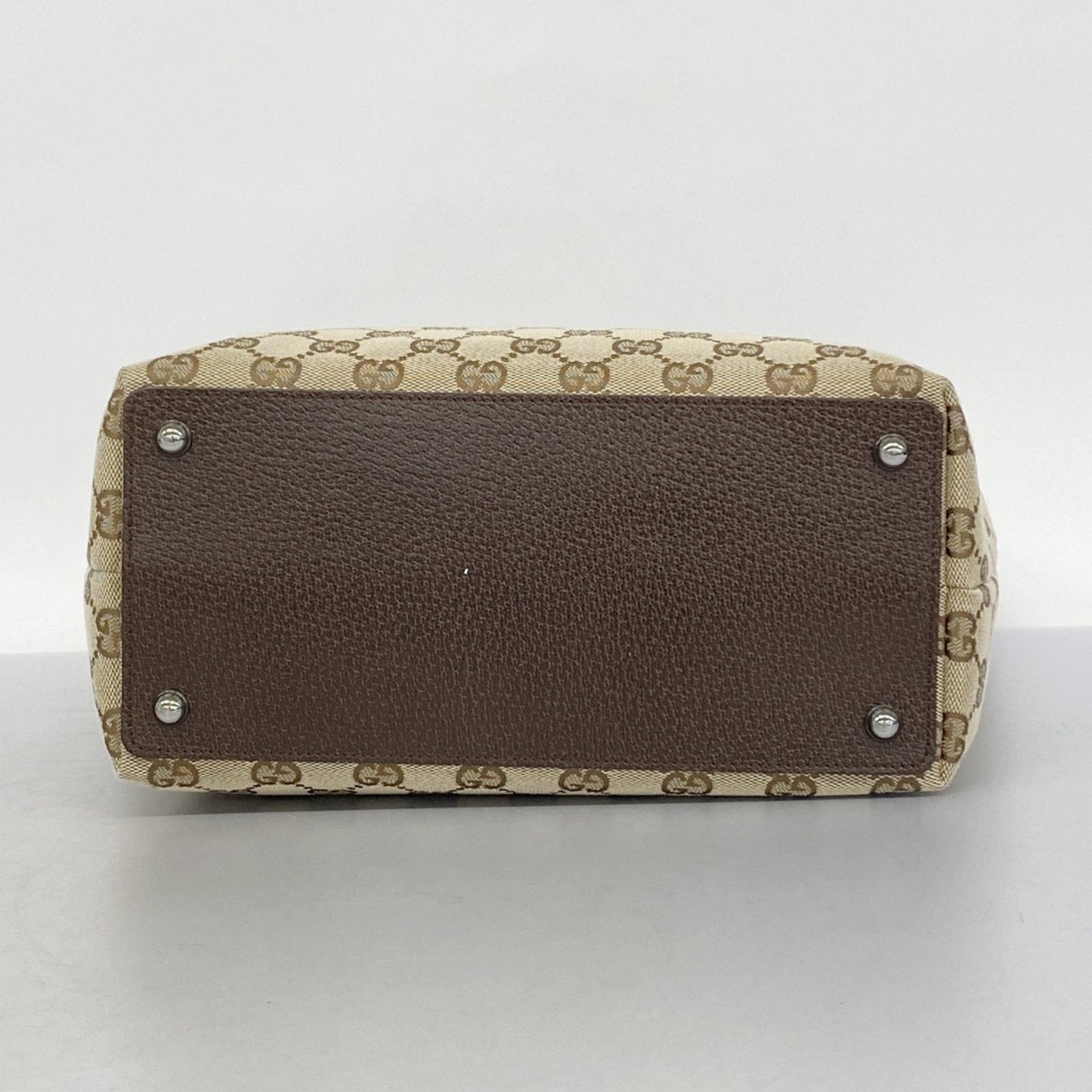 Gucci Brown Canvas Tote Bag