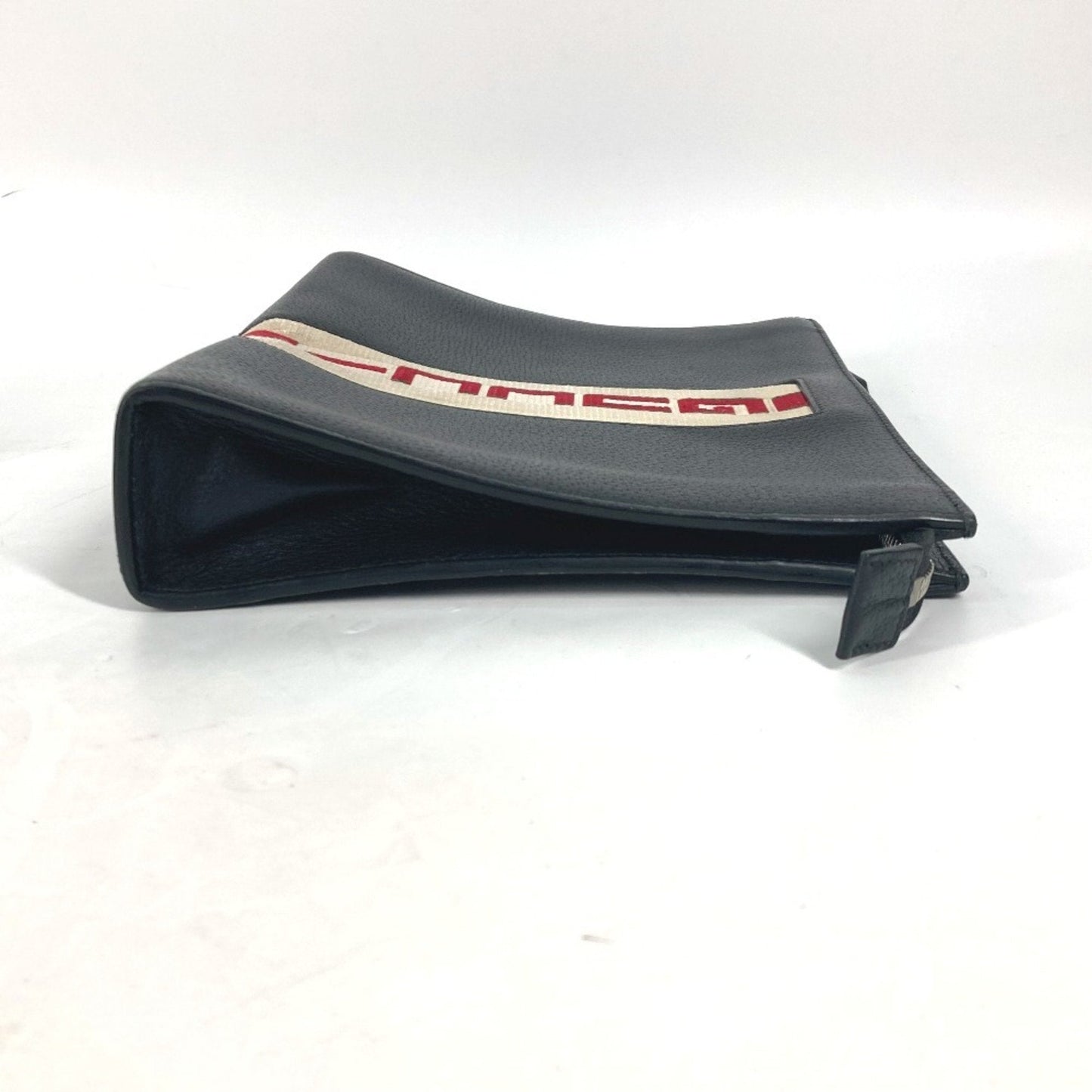 Gucci Black Leather Clutch Bag Pouch