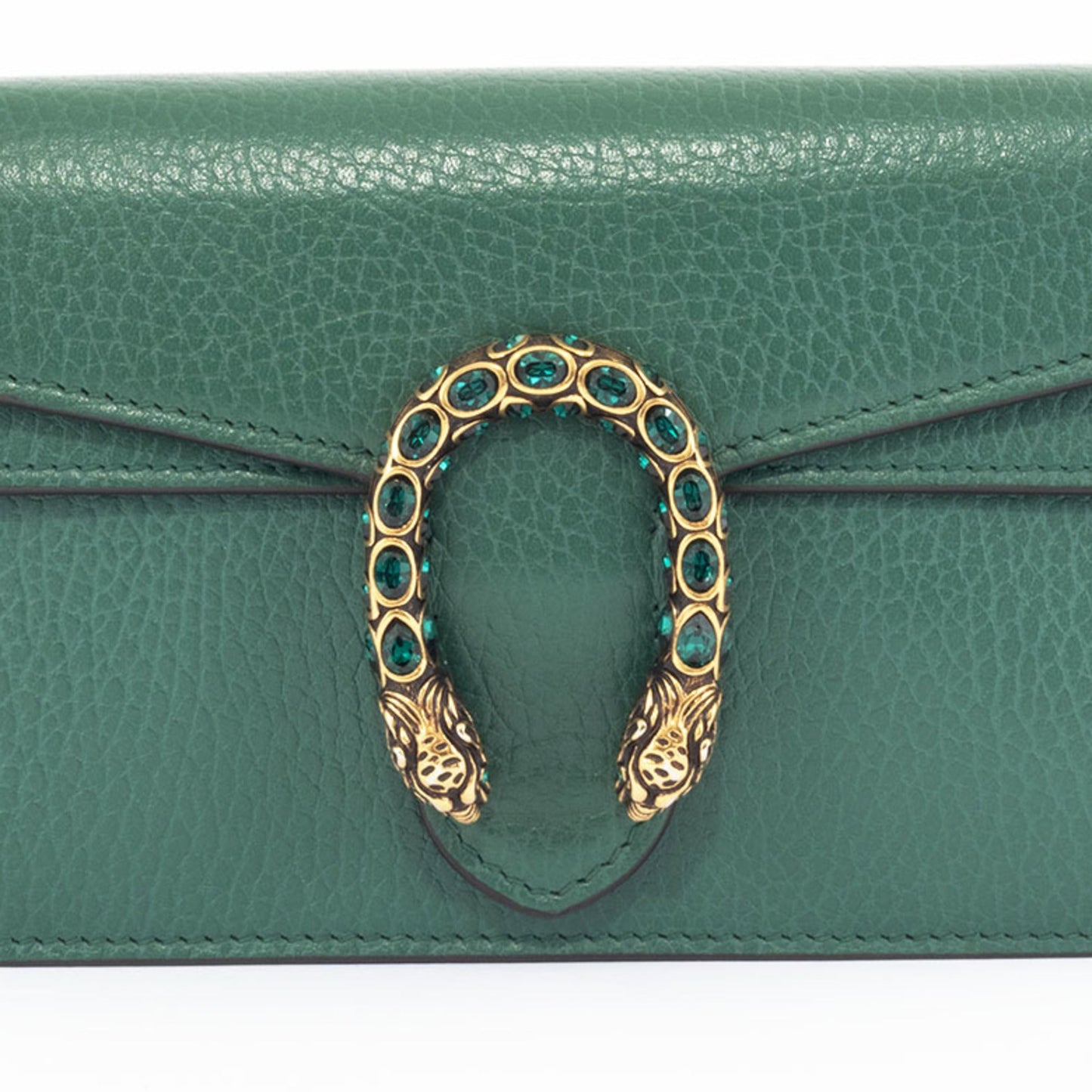 Gucci Green Leather Shoulder Bag