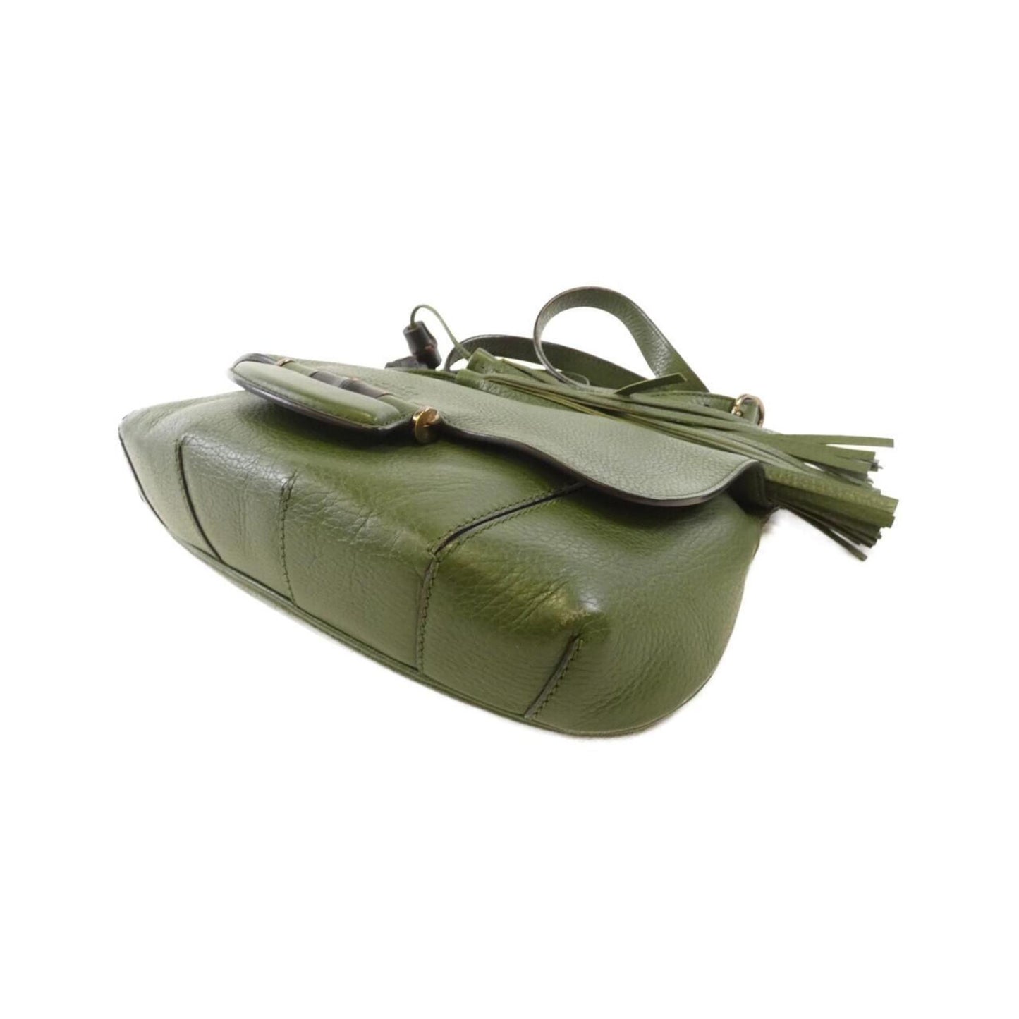 Gucci Green Leather Shoulder Bag