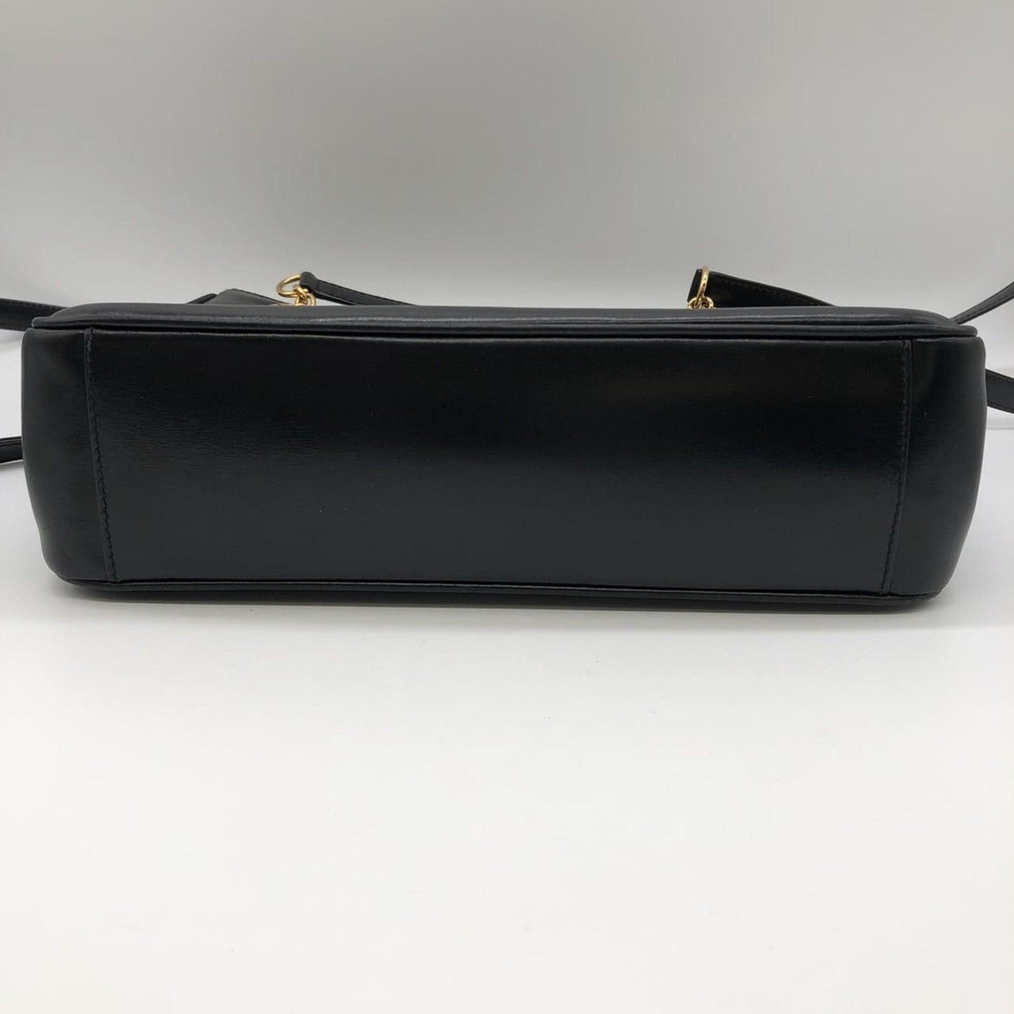 Gucci Black Leather Shoulder Bag Tote Bag