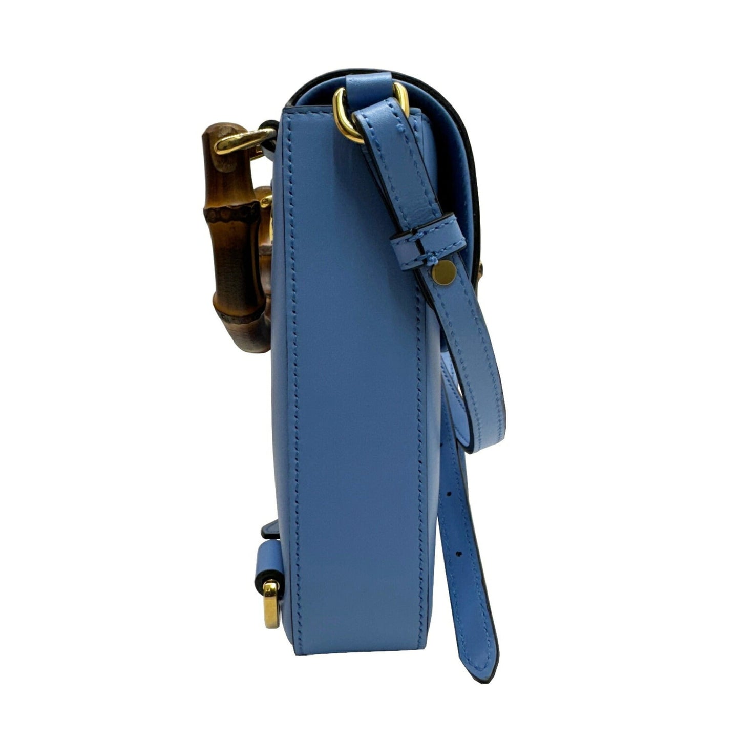 Gucci Light Blue Leather Handbag Shoulder Bag