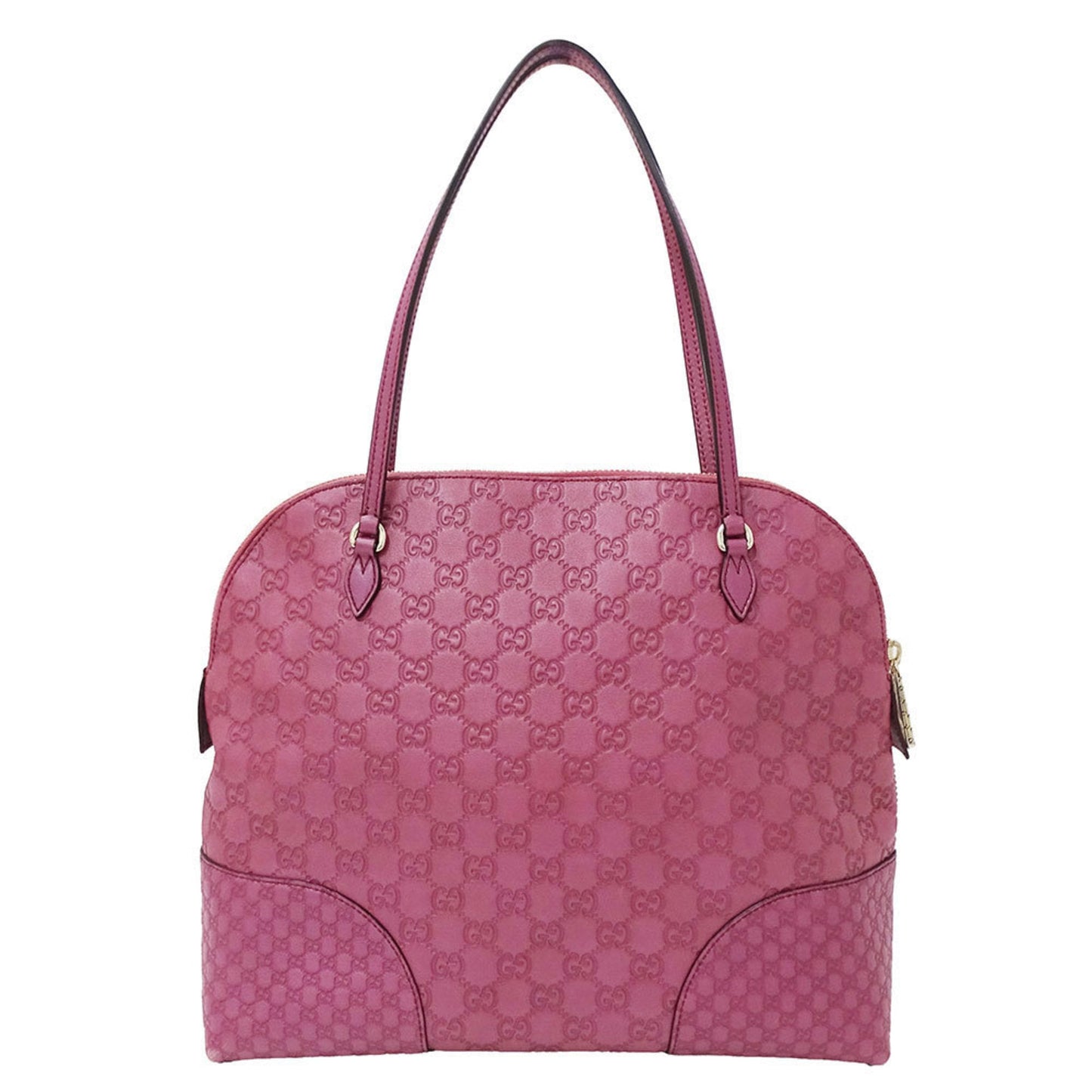 Gucci Purple Leather Tote Bag