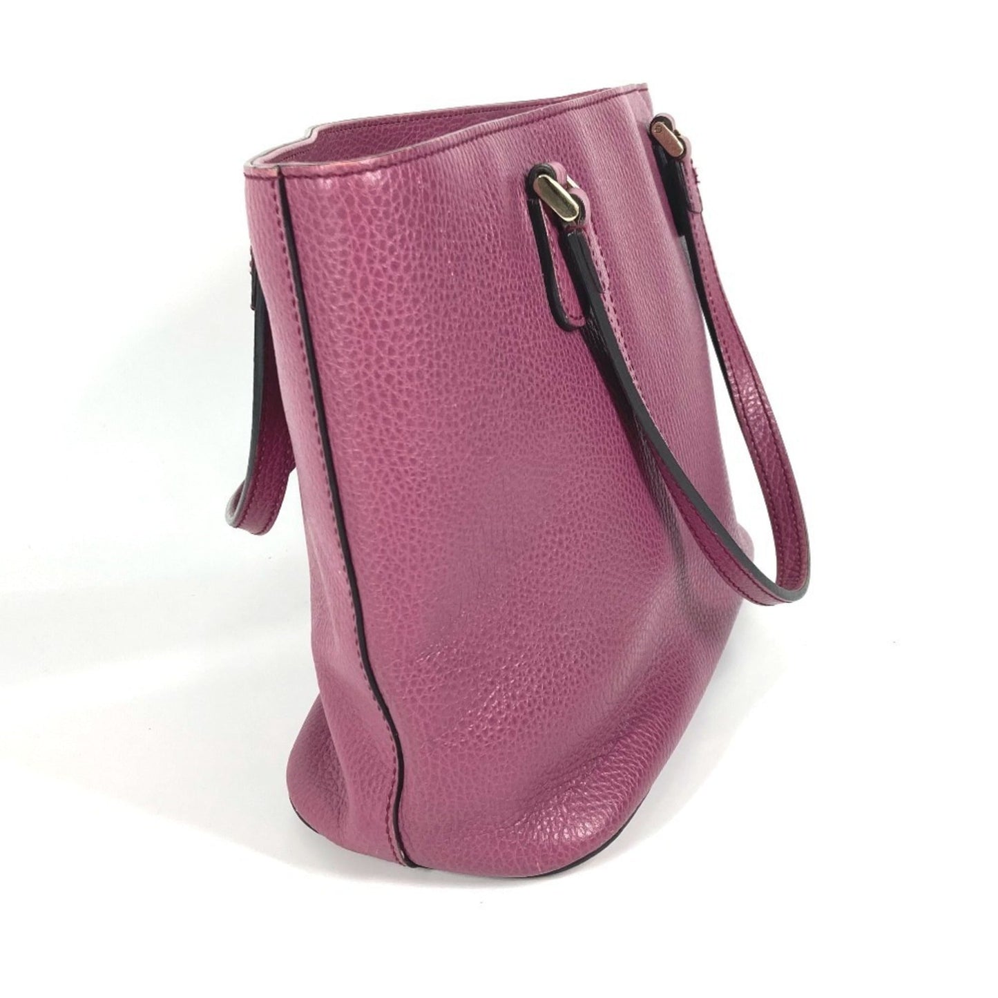 Gucci Purple Leather Shoulder Bag Tote Bag