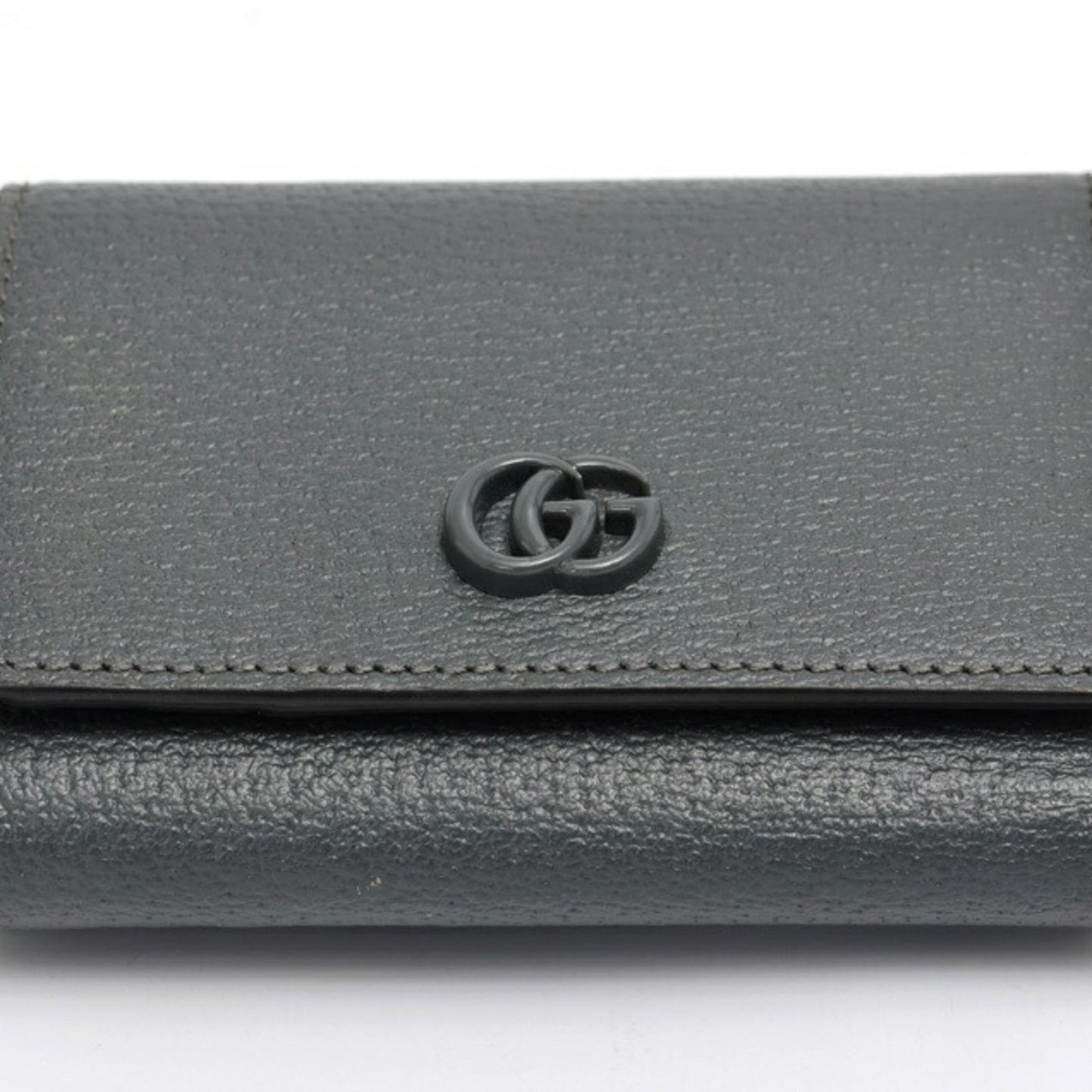 Gucci Gray Leather Wallet (Tri-Fold)