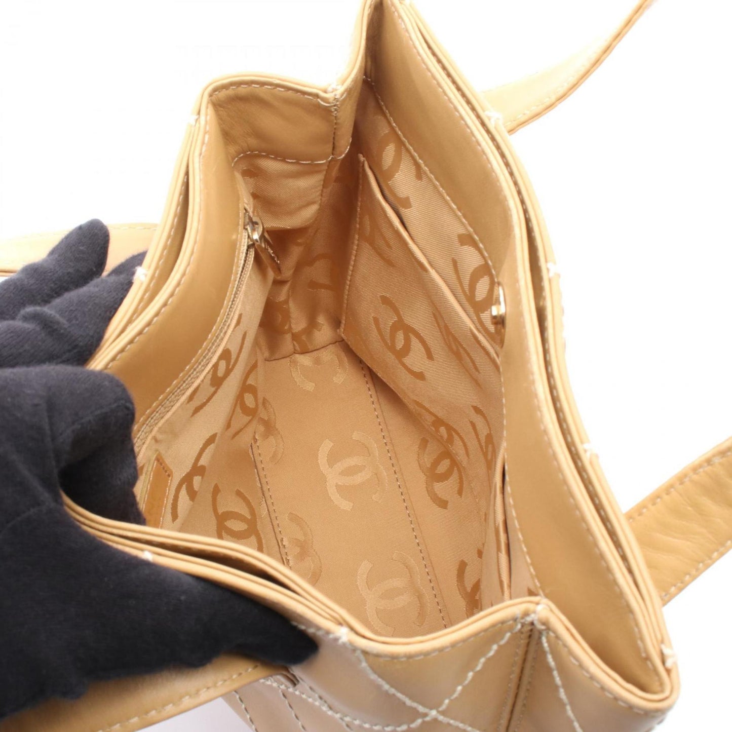 Chanel Brown Leather Tote Bag