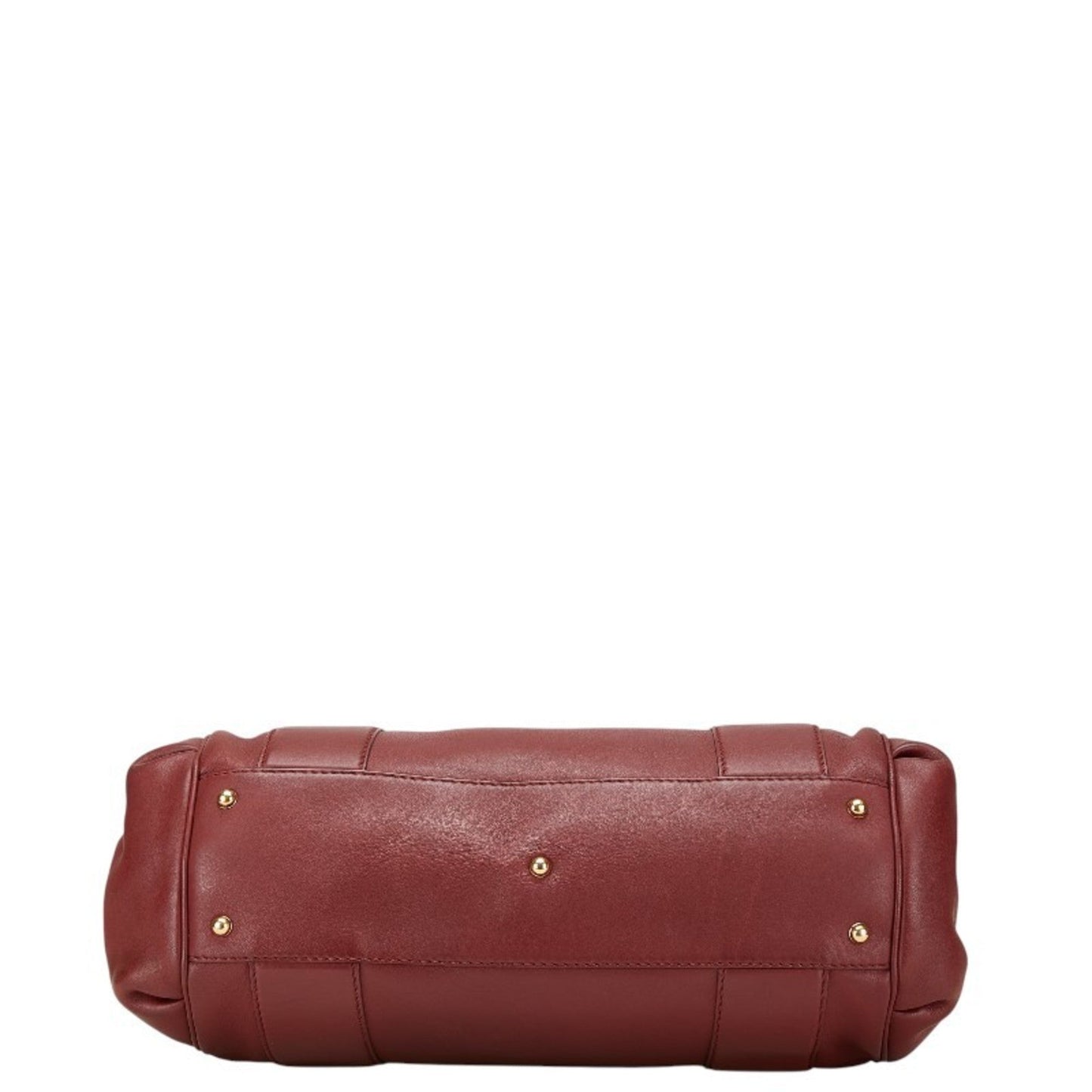 Gucci Bordeaux Leather Tote Bag