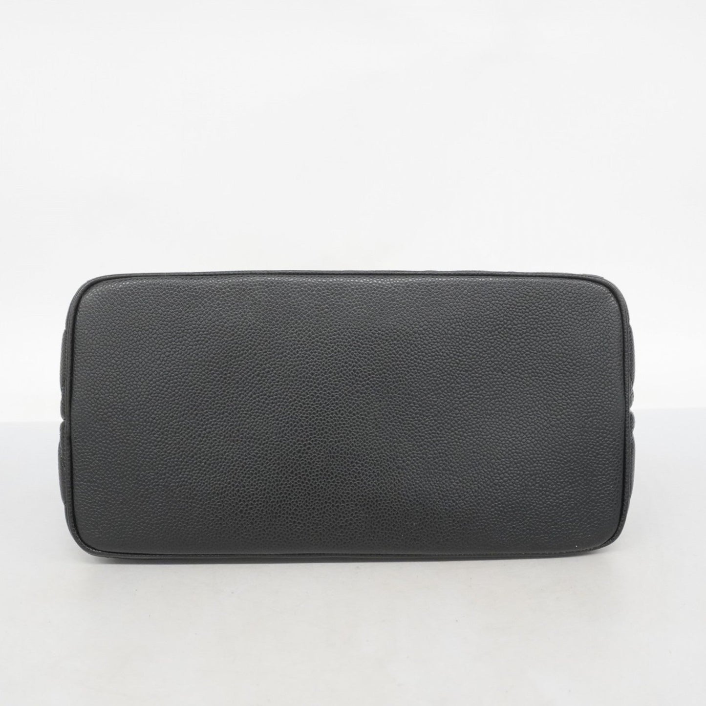 Chanel Black Grained Calfskin Tote Bag