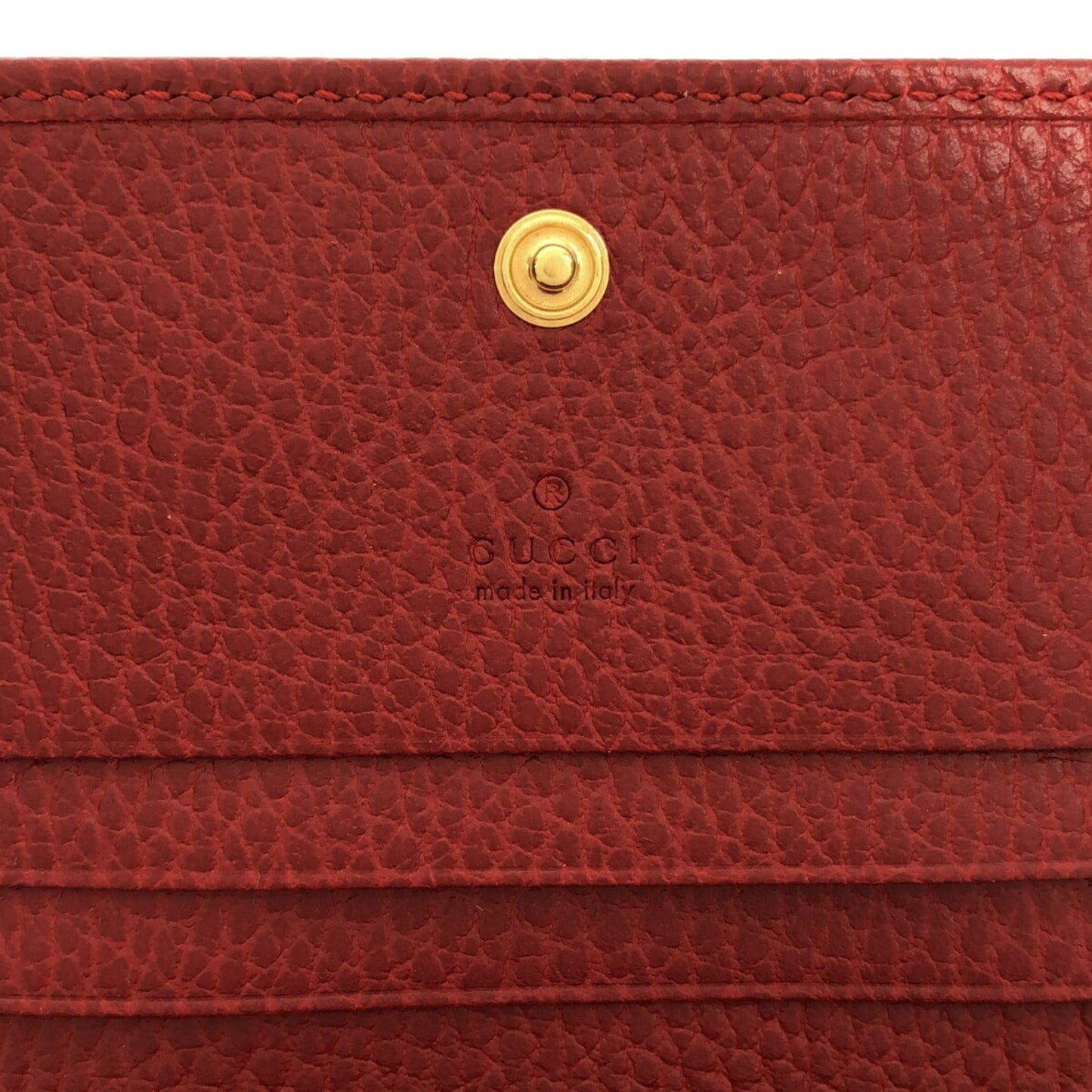 Gucci Red Color Wallet (Bi-Fold)