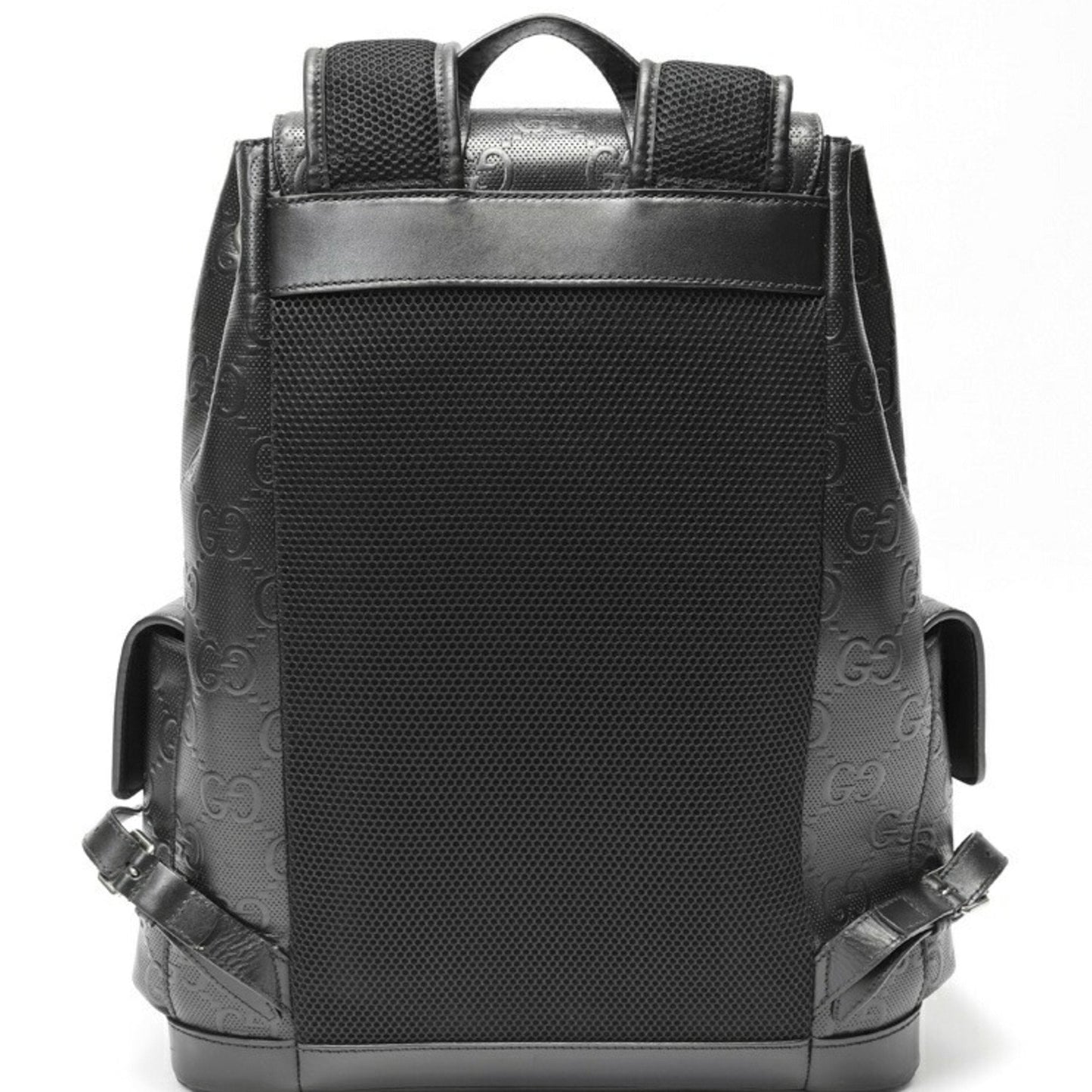 Gucci Black Leather Backpack