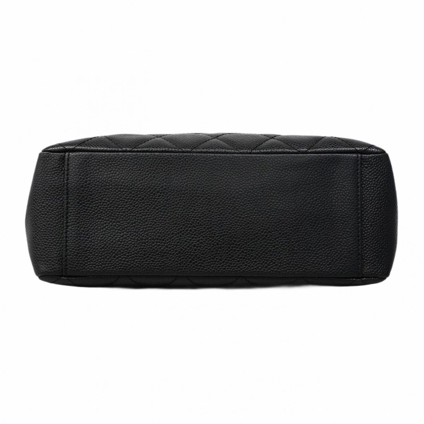 Chanel Black Grained Calfskin Tote Bag