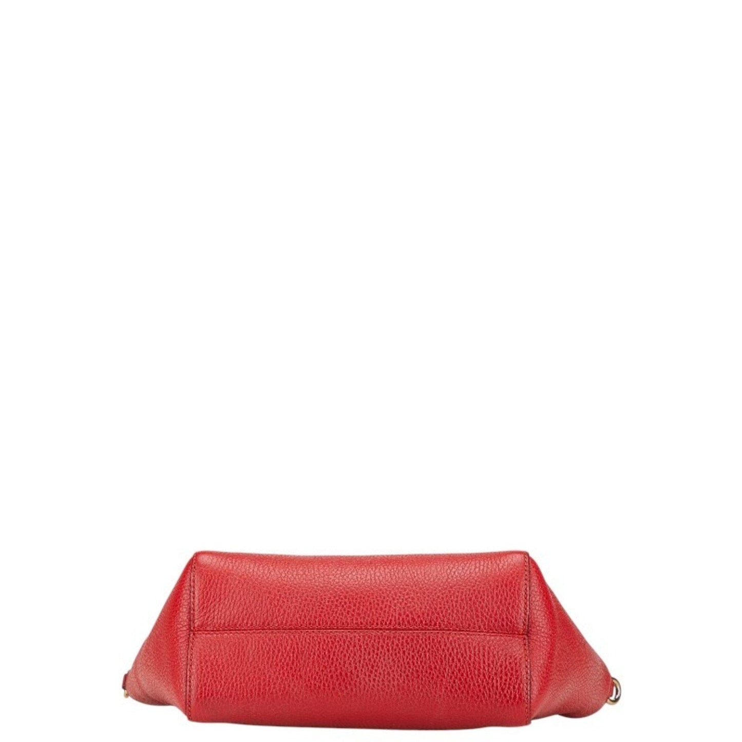 Gucci Red Color Leather Handbag Shoulder Bag