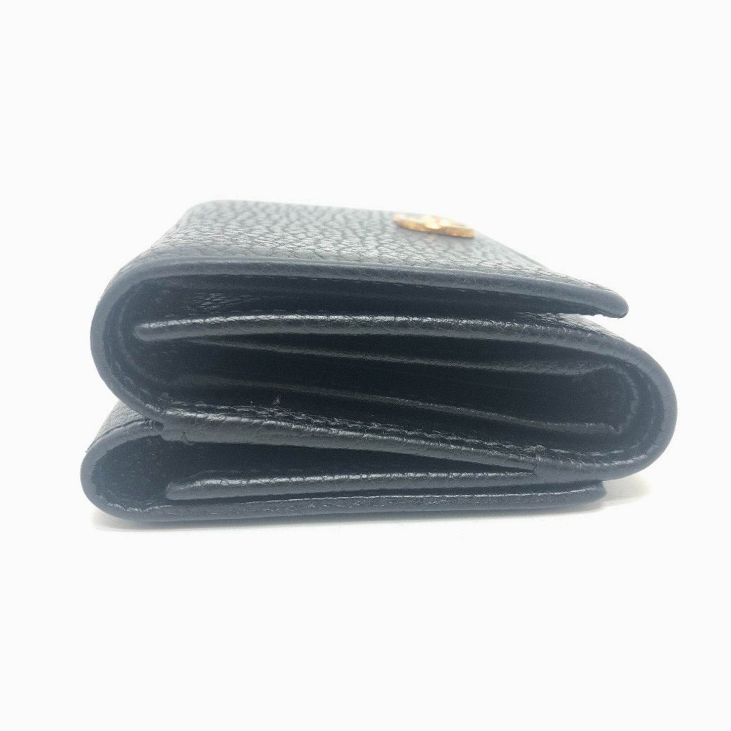 Gucci Black Leather Wallet (Tri-Fold)